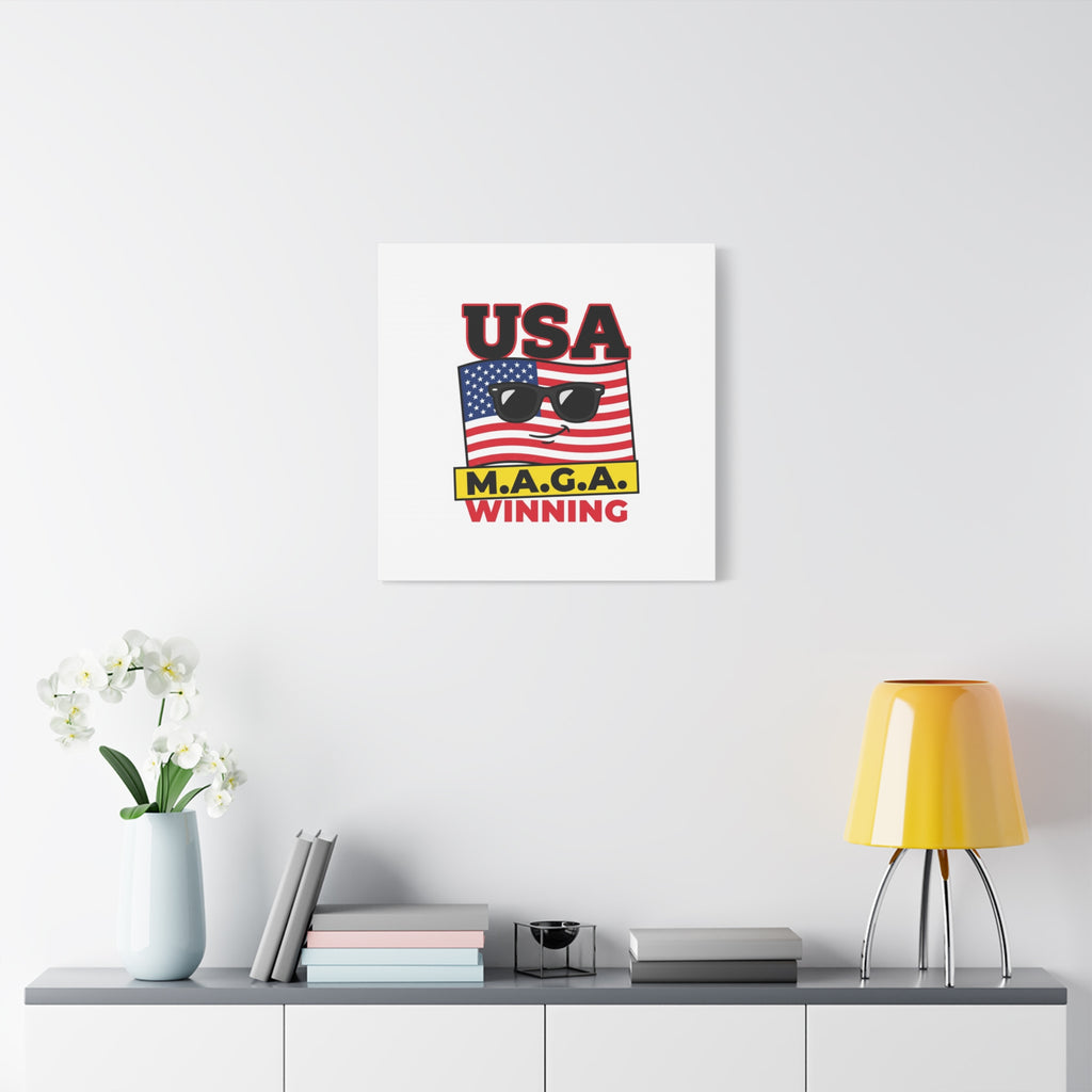 USA winning Canvas