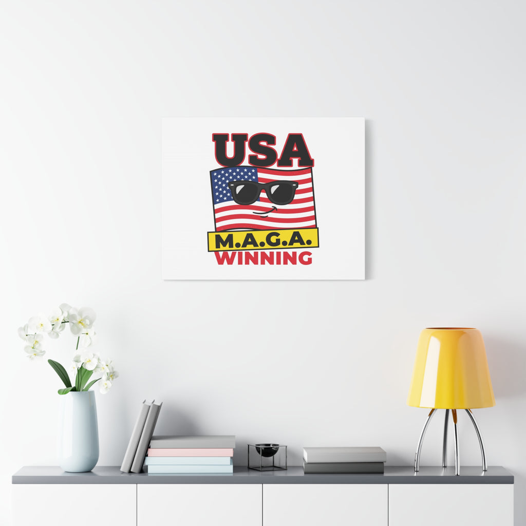 USA winning Canvas