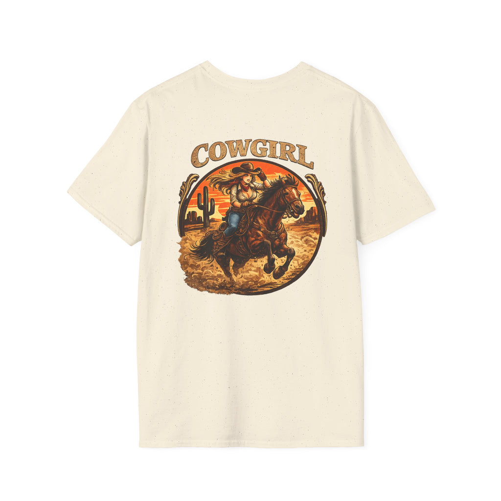 Cowgirl Rose Badge T-Shirt – Orgy Coin 2