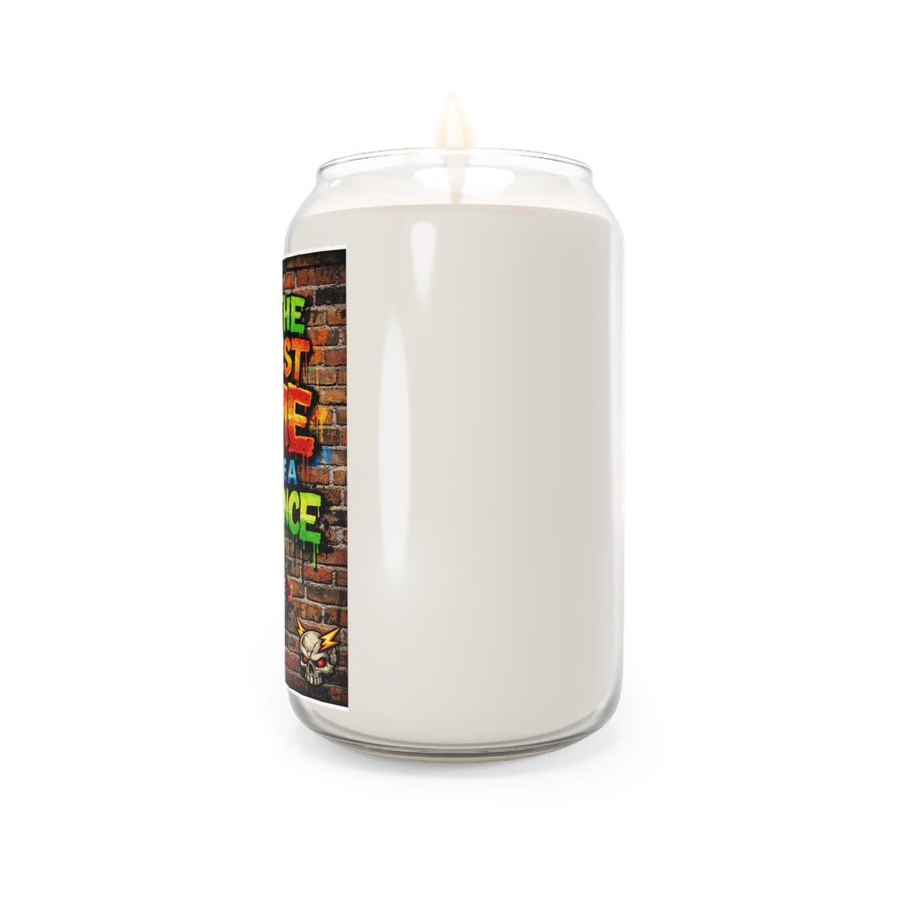 Scented Soy Candle — “Even the Smallest Flame Can Make a Difference” Inspirational Jar (13.75 oz)