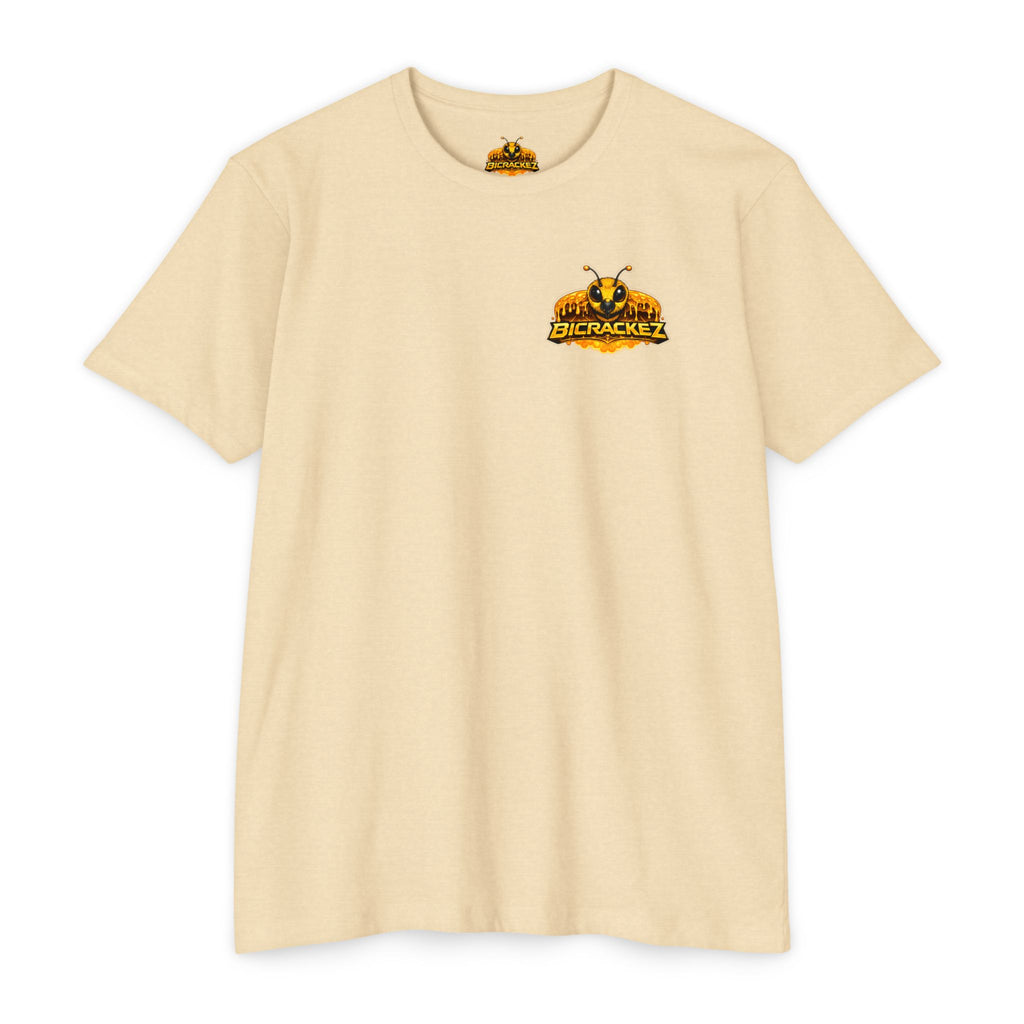Bee Team Graphic T-Shirt — 'The Bee Team Bcrackez' Cartoon Logo Tee