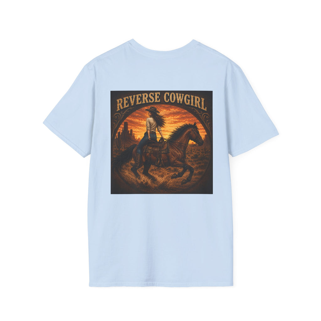 Reverse Cowgirl T‑Shirt — Orgy Coin 3