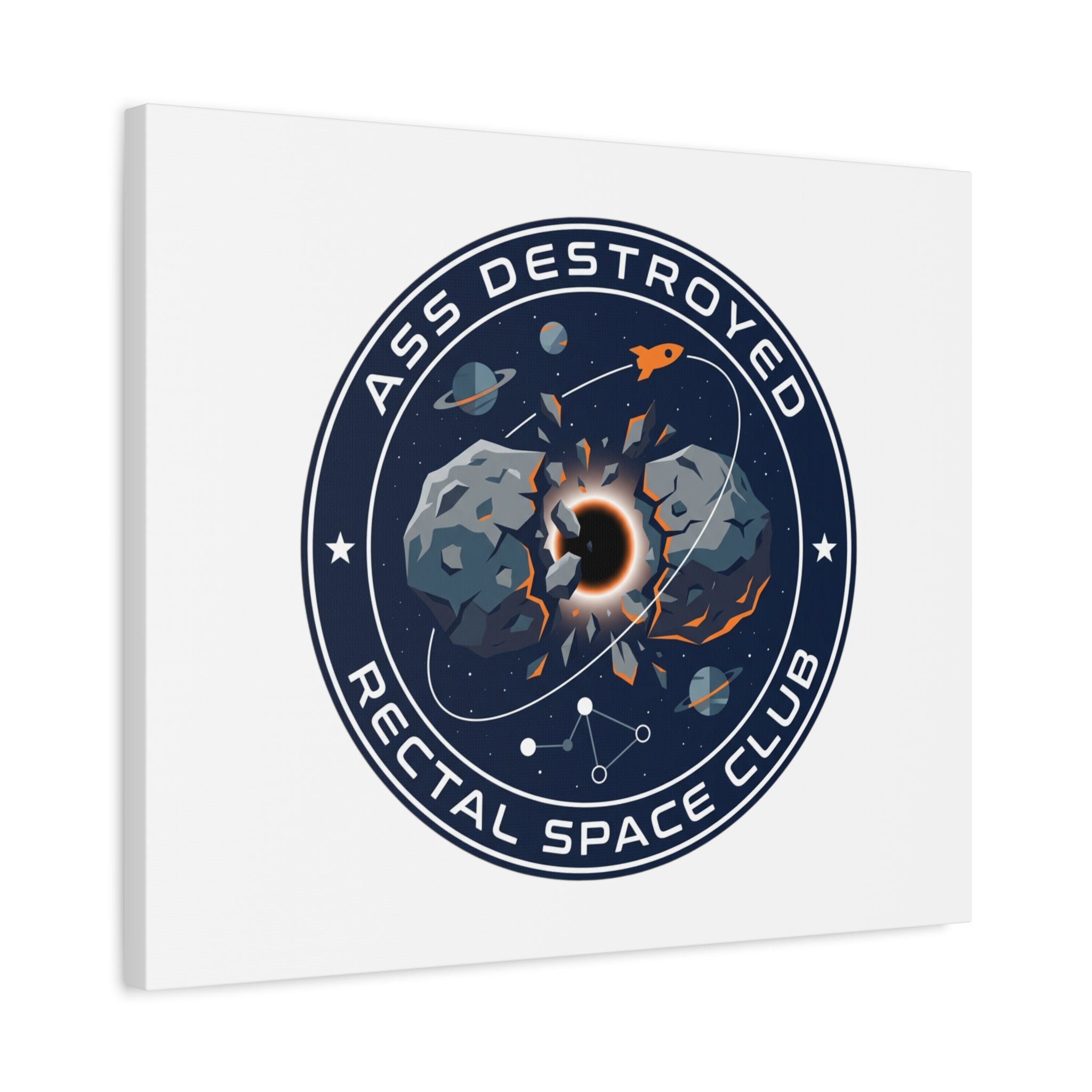Cosmic Mission Patch Canvas | Space, Rocket, Astronaut, Deep Space