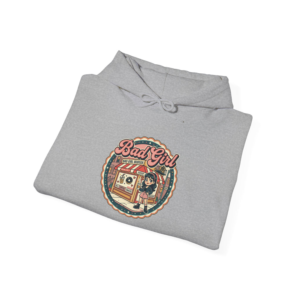 Bodega Deli Crest Hoodie | NYC Y2K Spanglish Varsity, cherries