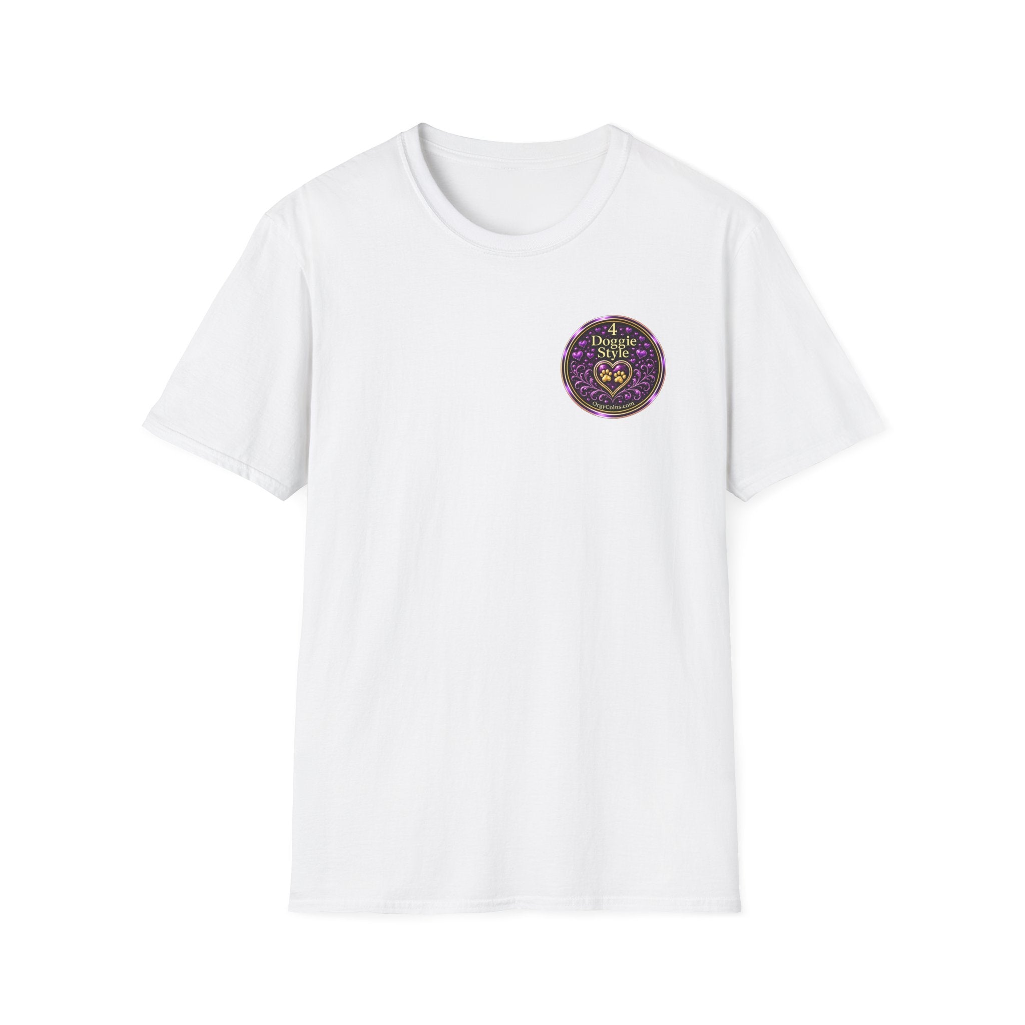 Doggie Style Heart Logo T-Shirt — Orgy Coin 4