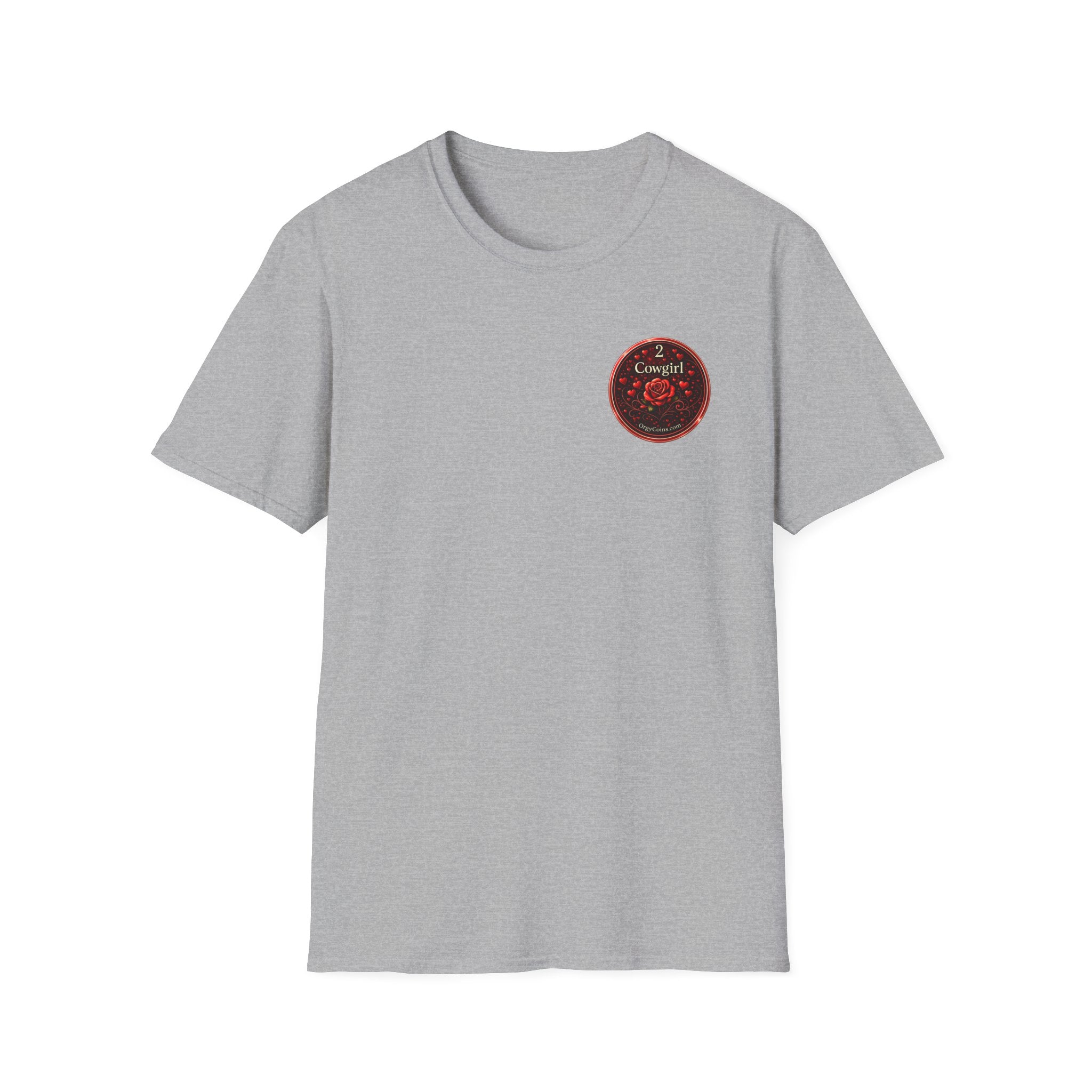 Cowgirl Rose Badge T-Shirt – Orgy Coin 2