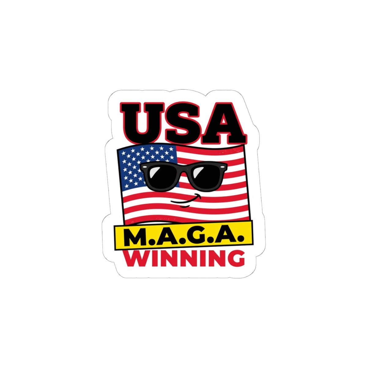 USA WINNING Sticker