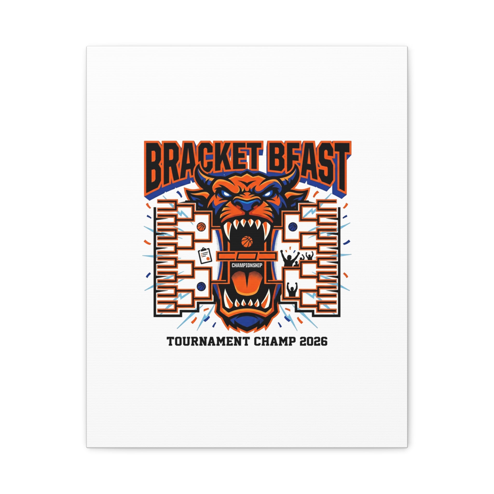 Bracket Beast Canvas | College Tournament Bracket, Gameday Hoops 2026
