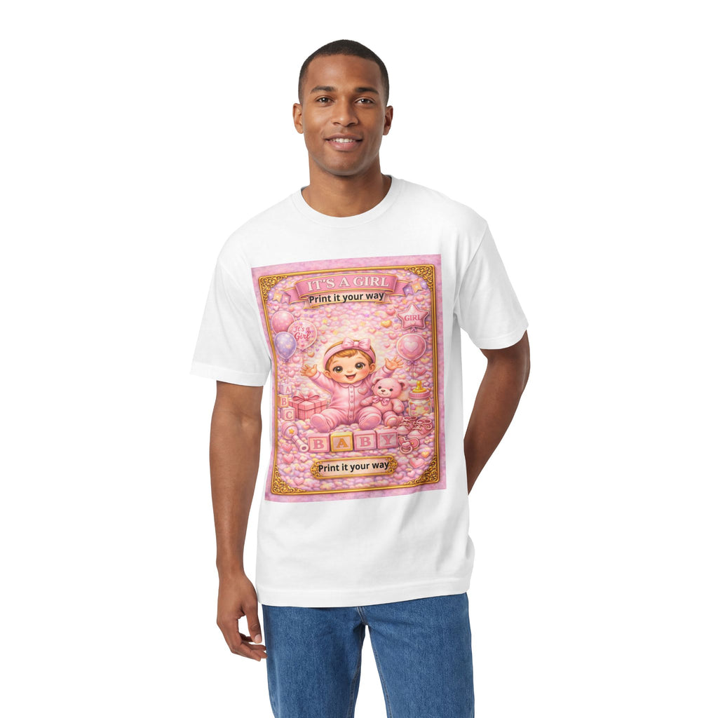 Kawaii Baby Bear Graphic Tee — Pink Cute Retro Nursery Print