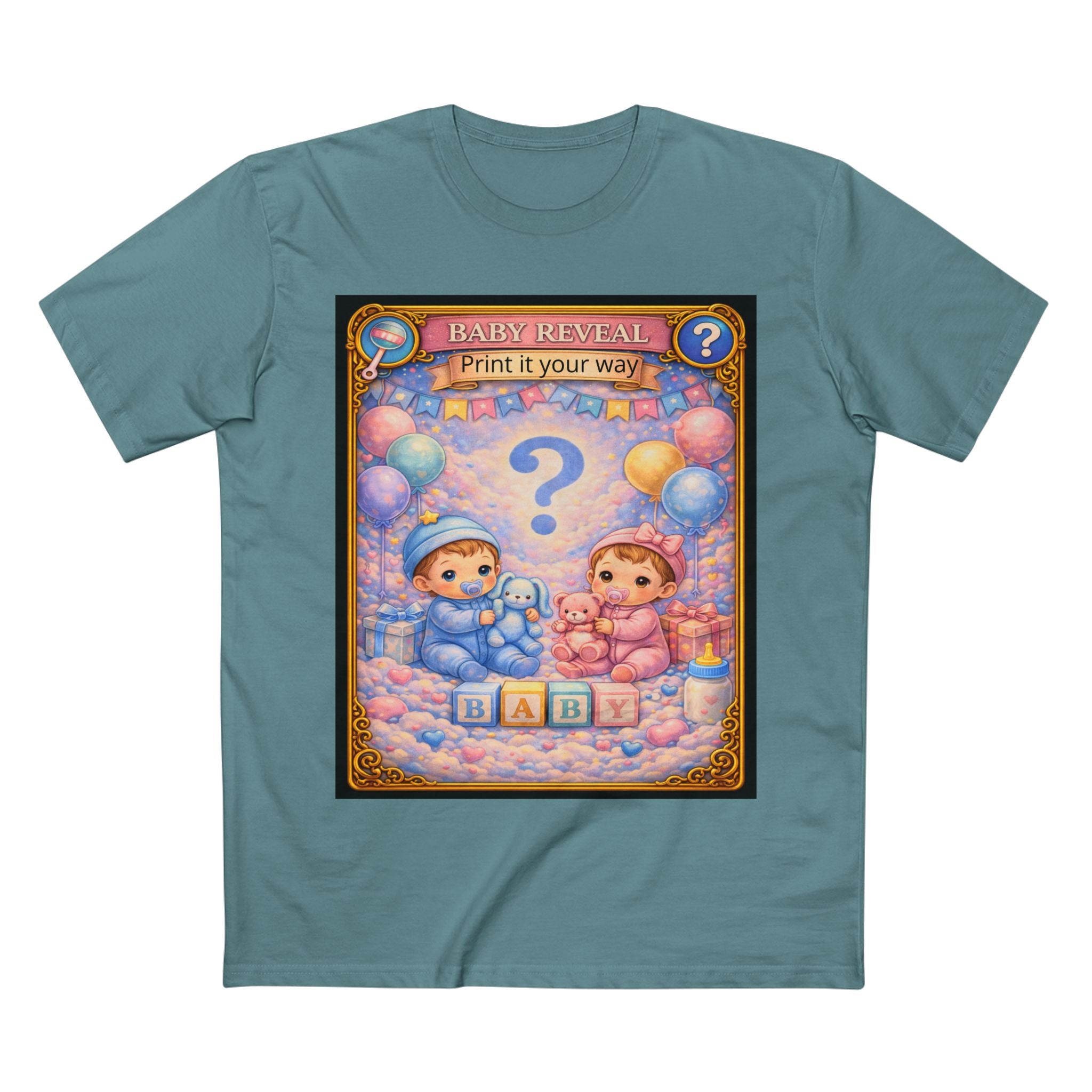 Gender Reveal T-Shirt — (Print It Your Way)