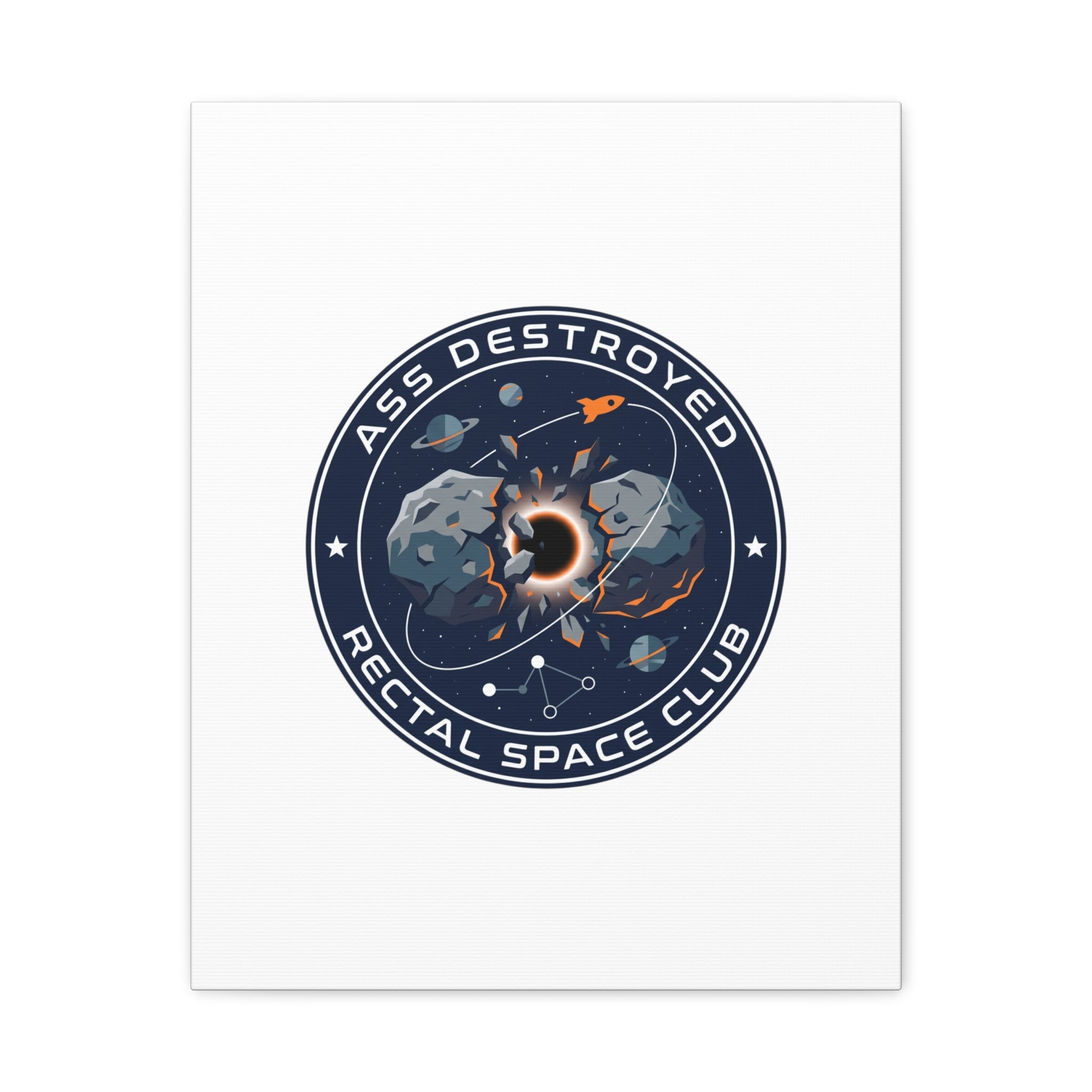 Cosmic Mission Patch Canvas | Space, Rocket, Astronaut, Deep Space