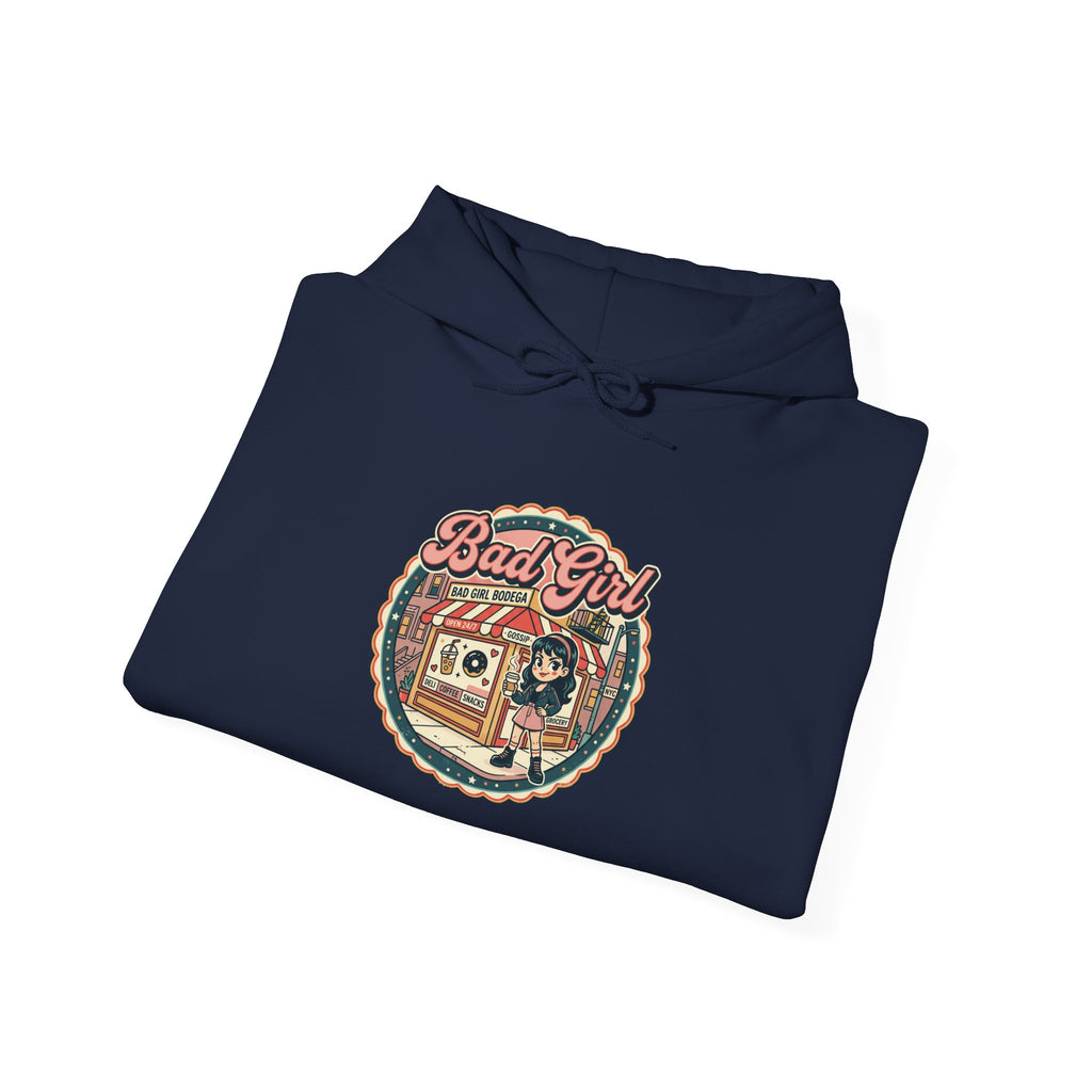 Bodega Deli Crest Hoodie | NYC Y2K Spanglish Varsity, cherries
