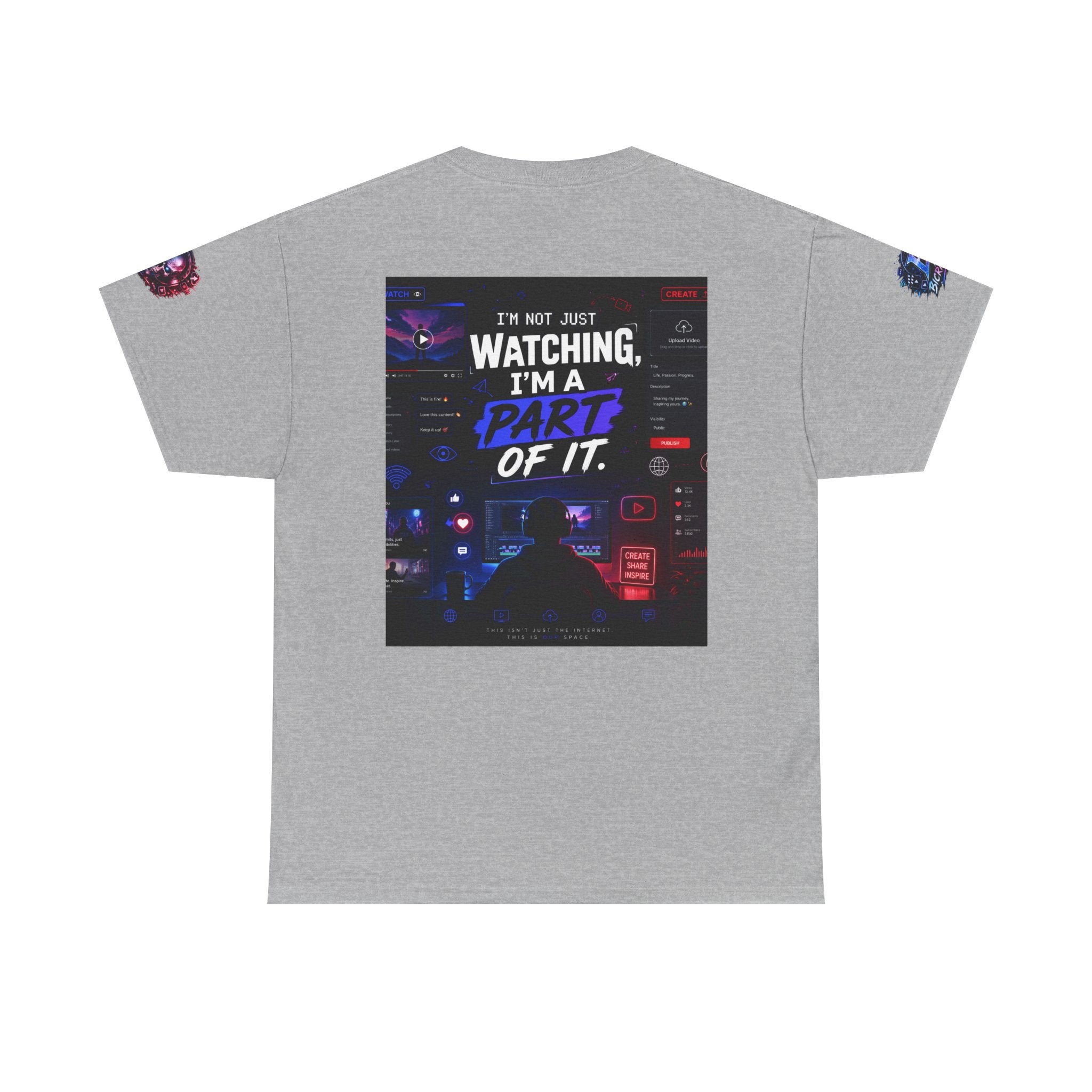 I'm A Part Of It T Shirt — Cyber Night Retro Graphic T-Shirt