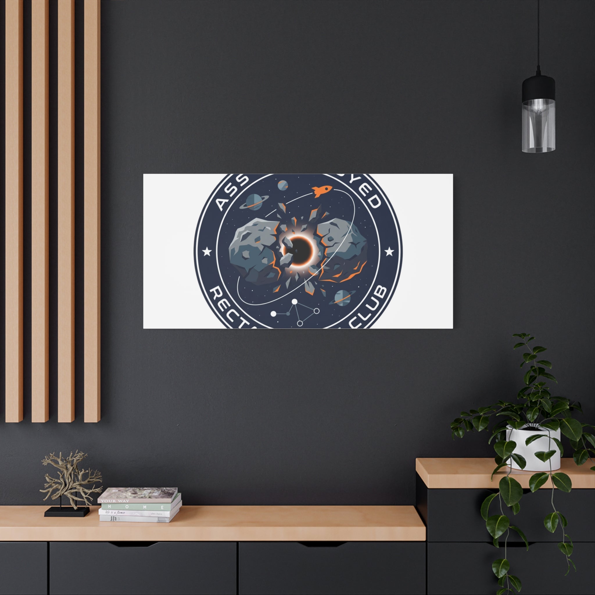 Cosmic Mission Patch Canvas | Space, Rocket, Astronaut, Deep Space