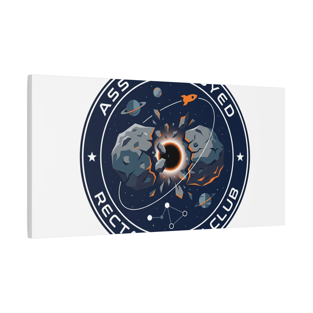 Cosmic Mission Patch Canvas | Space, Rocket, Astronaut, Deep Space