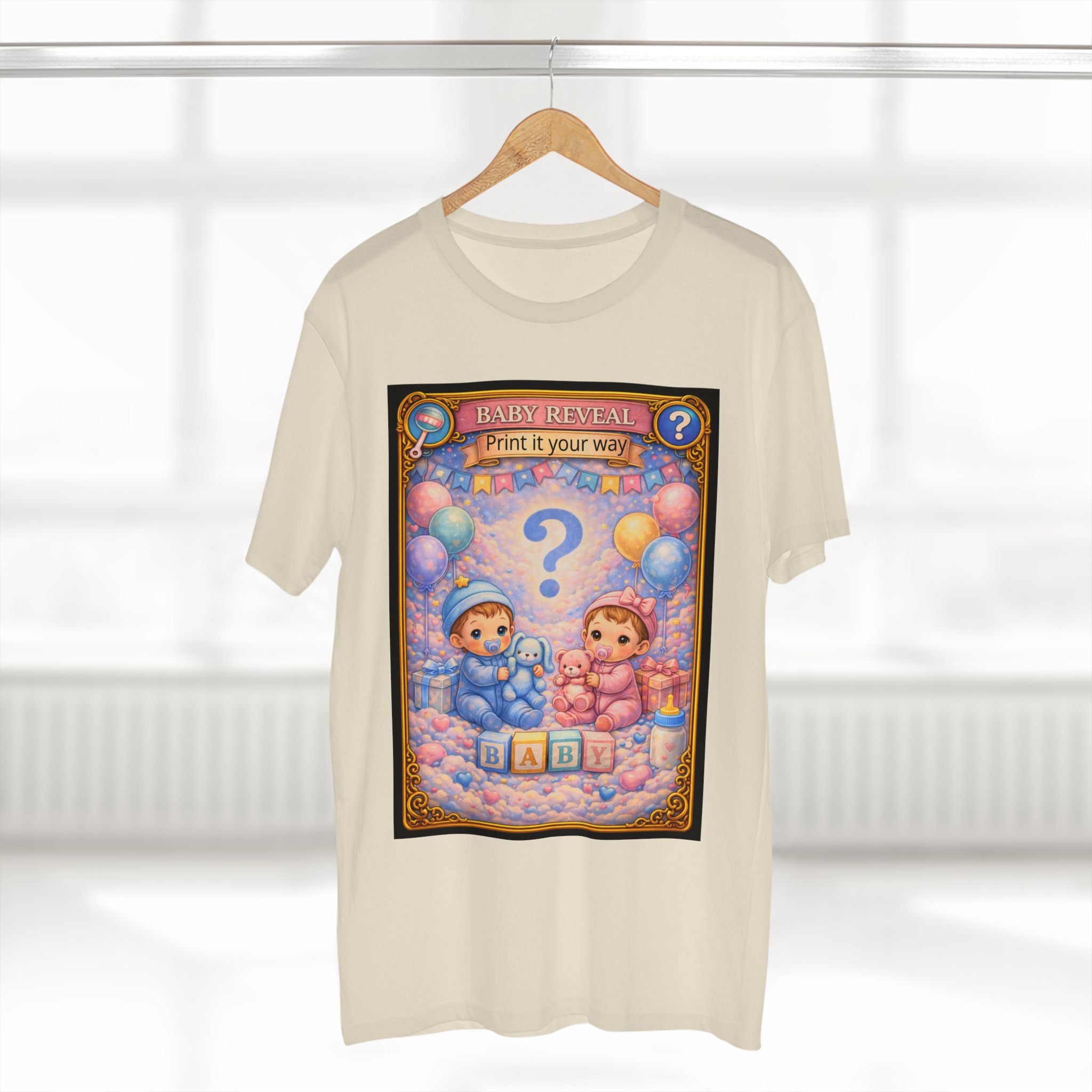 Gender Reveal T-Shirt — (Print It Your Way)
