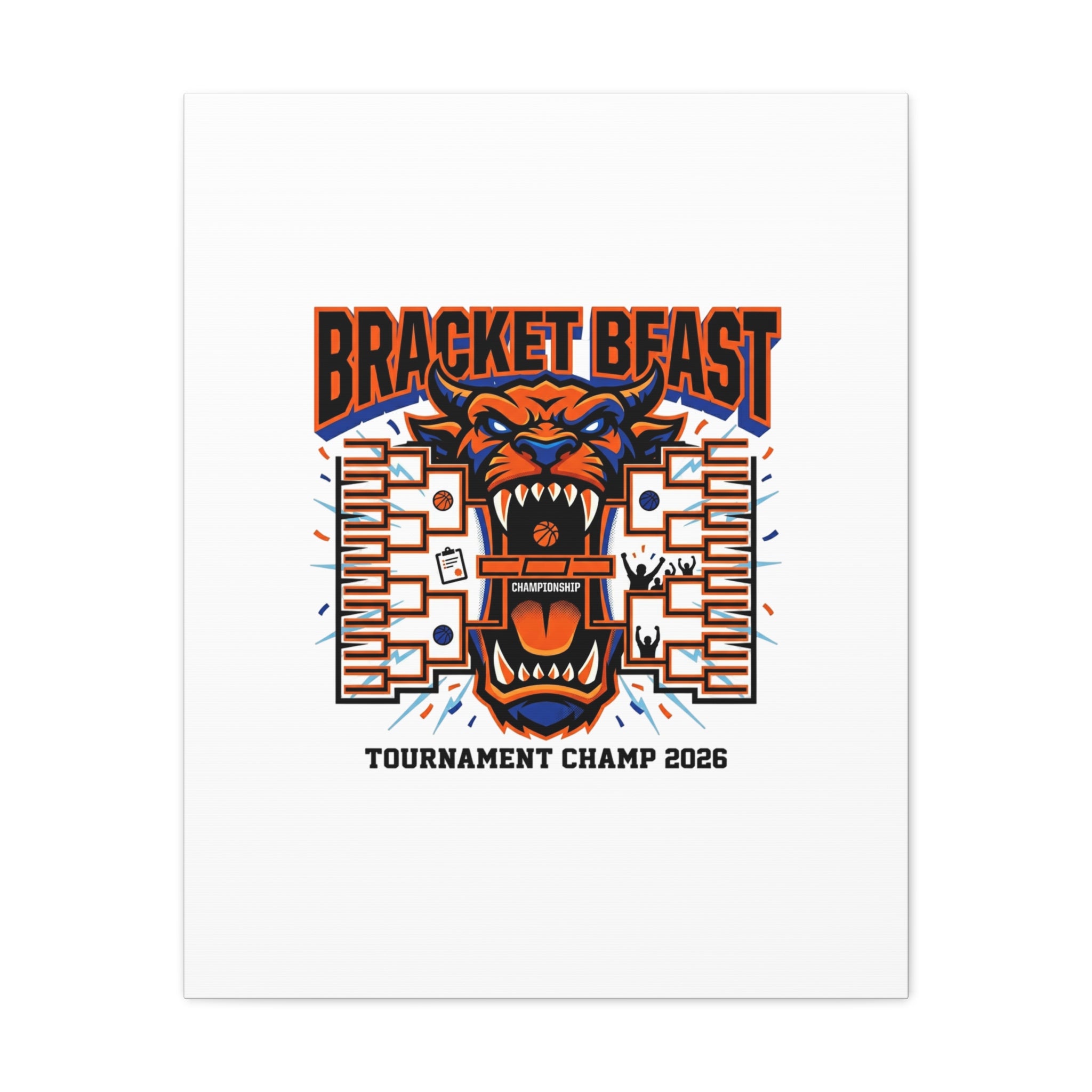 Bracket Beast Canvas | College Tournament Bracket, Gameday Hoops 2026