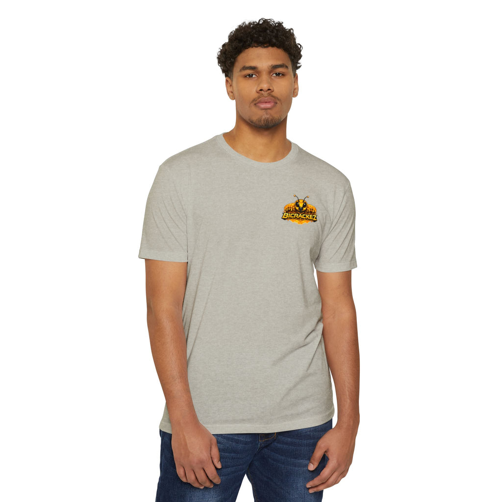 Bee Stooges Graphic T-Shirt — Bee Costume Trio "Bee Crackez" Vintage Band Tee