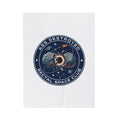 Rectal Space Club Mission Patch Blanket | space, astronaut, mission patch