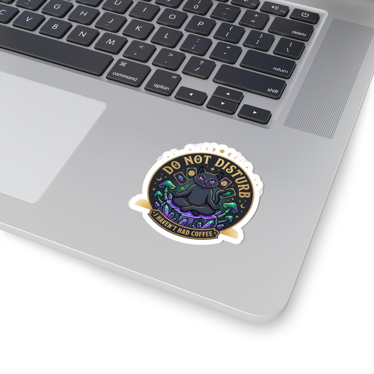 Do Not Disturb — Kiss-Cut Sticker | witchy, goblincore, celestial vibes