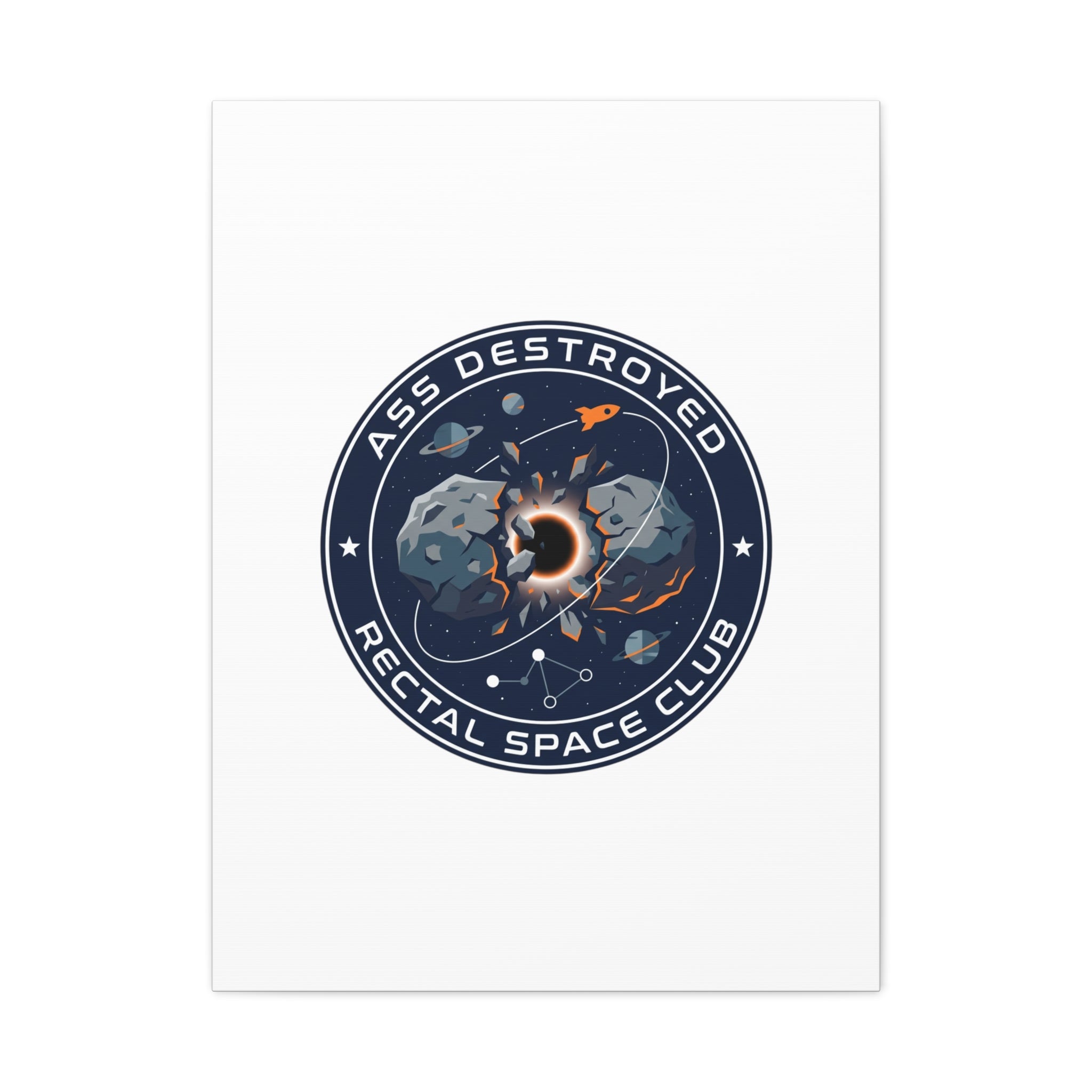 Cosmic Mission Patch Canvas | Space, Rocket, Astronaut, Deep Space