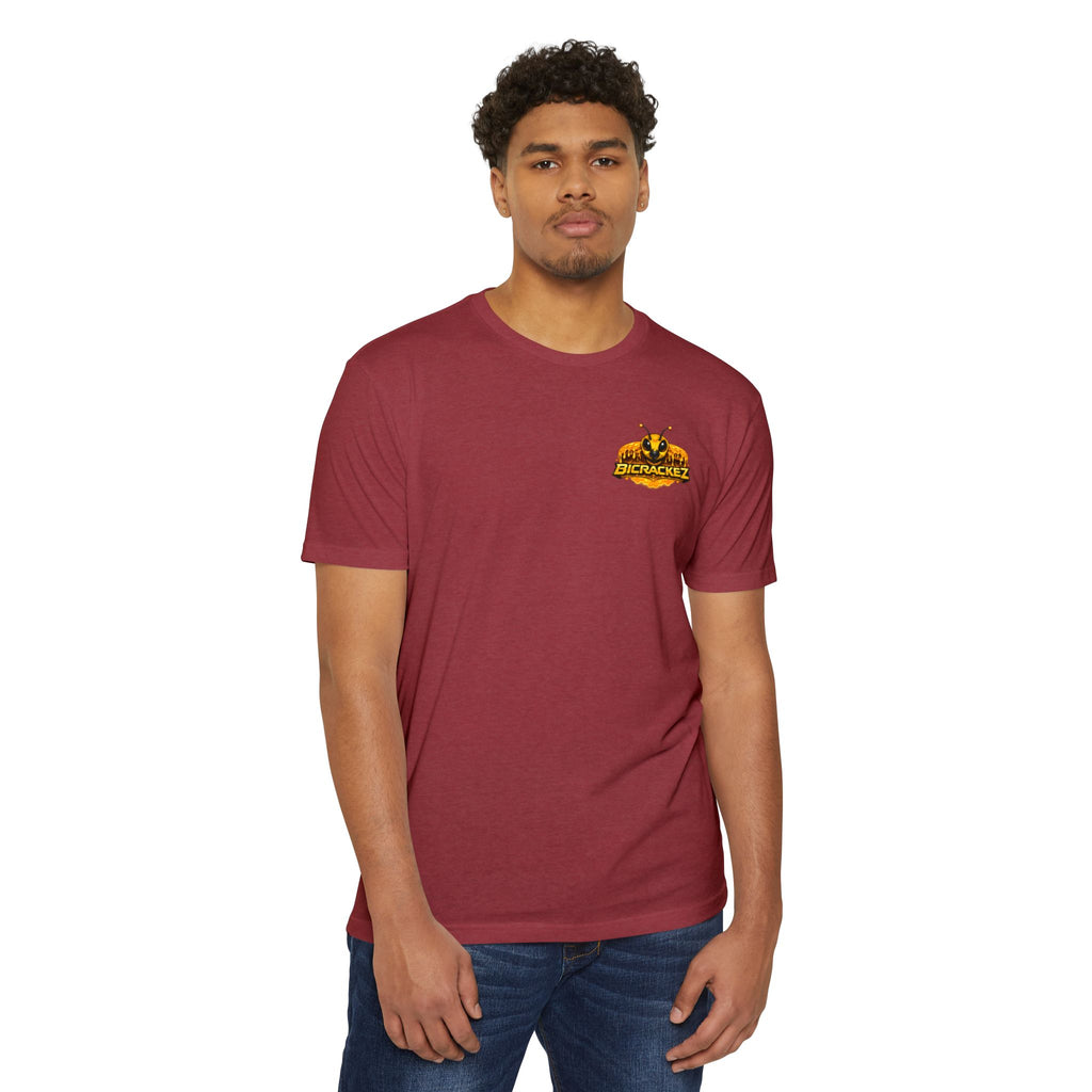 Bee Stooges Graphic T-Shirt — Bee Costume Trio "Bee Crackez" Vintage Band Tee