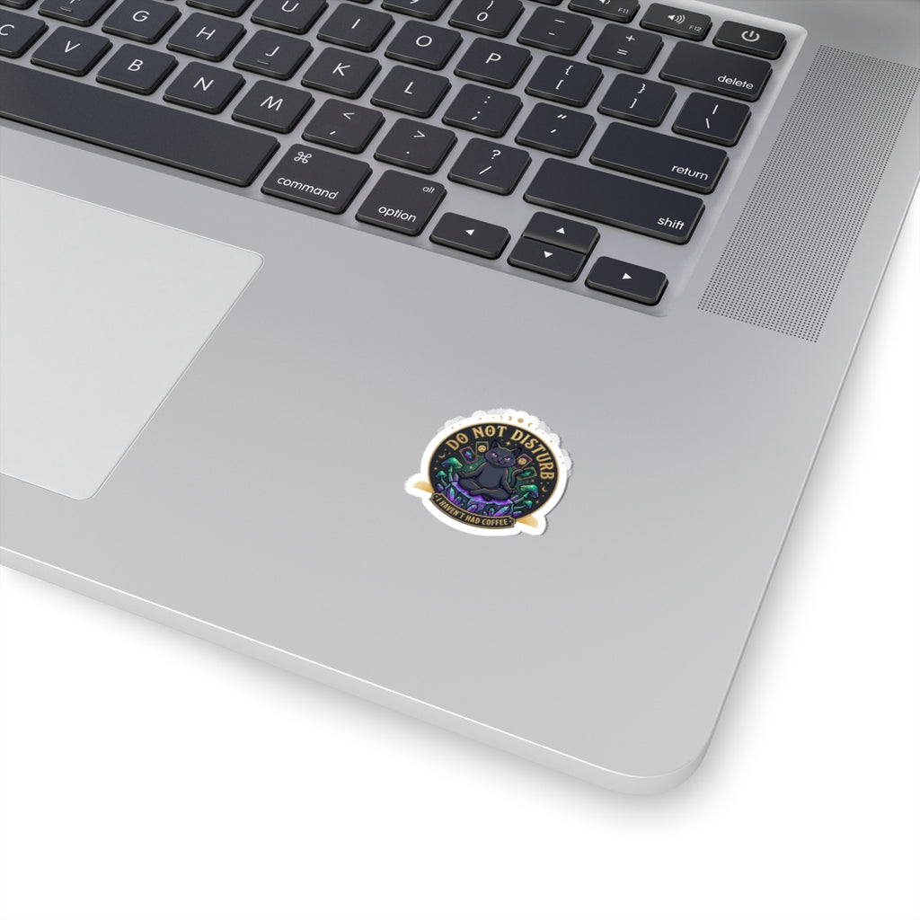 Do Not Disturb — Kiss-Cut Sticker | witchy, goblincore, celestial vibes