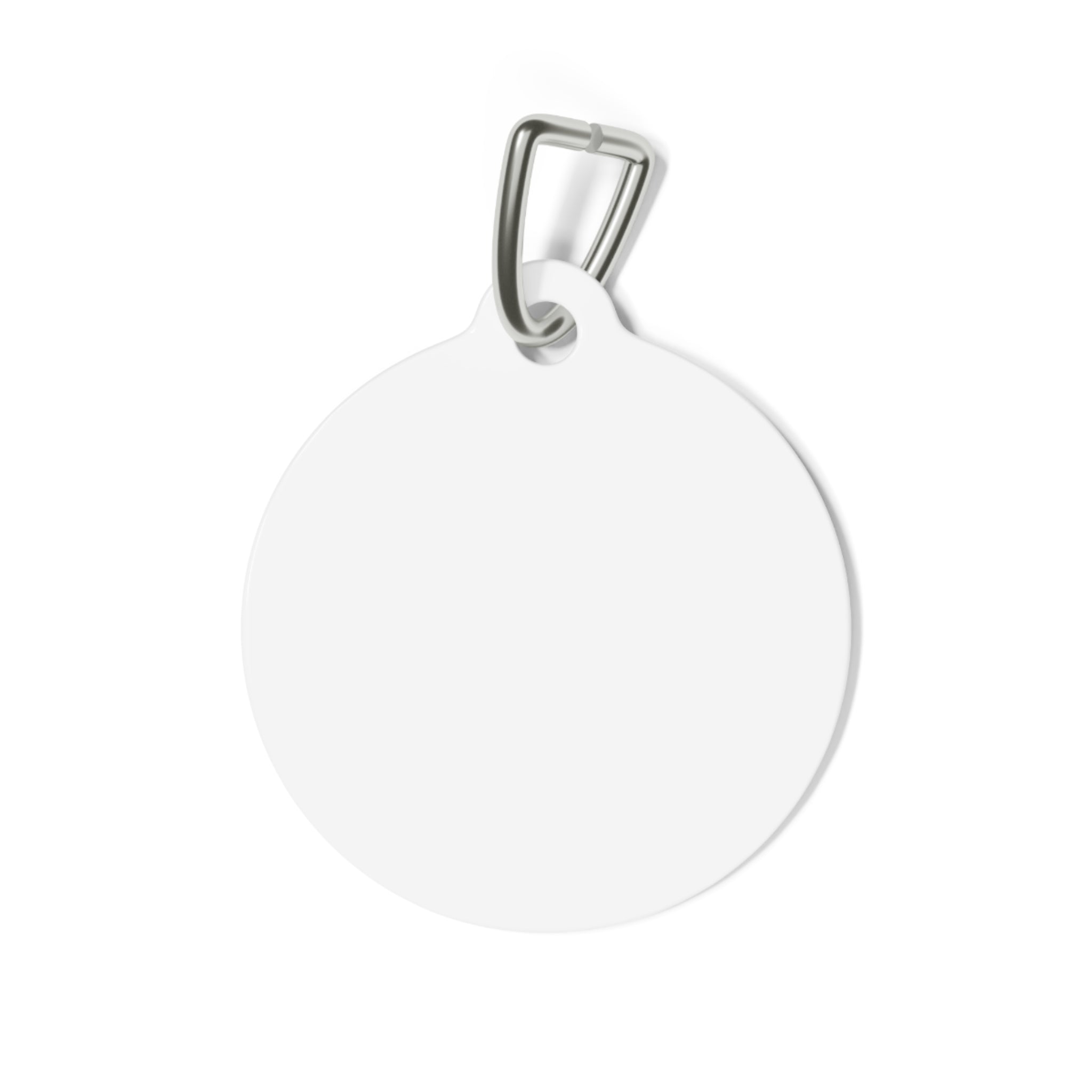 Custom Round Pet Tag — Personalized ID Tag for Dogs & Cats