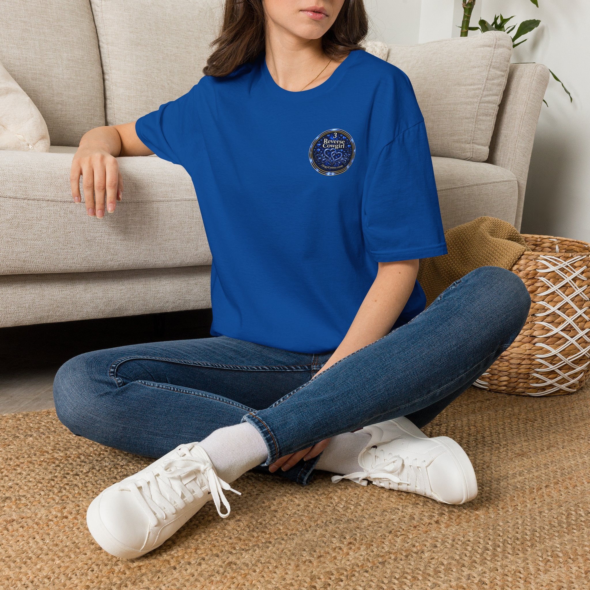 Reverse Cowgirl T‑Shirt — Orgy Coin 3
