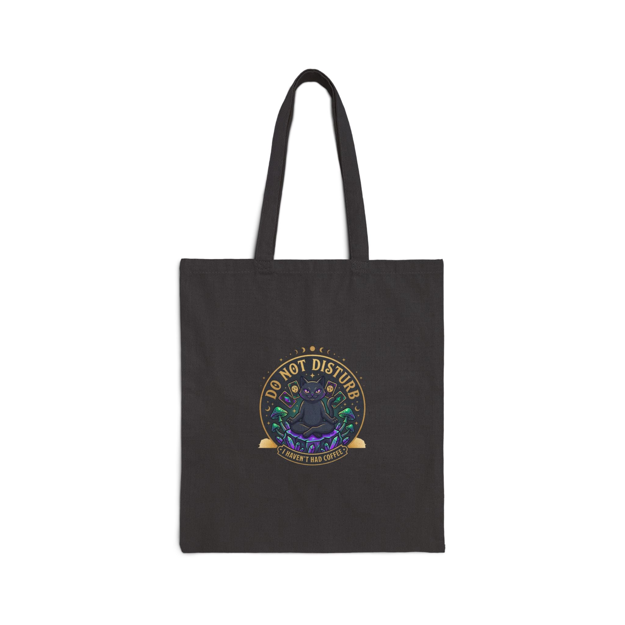 Do Not Disturb cat Tote | witchy goblincore, chaos energy, cottagecore-adjacent