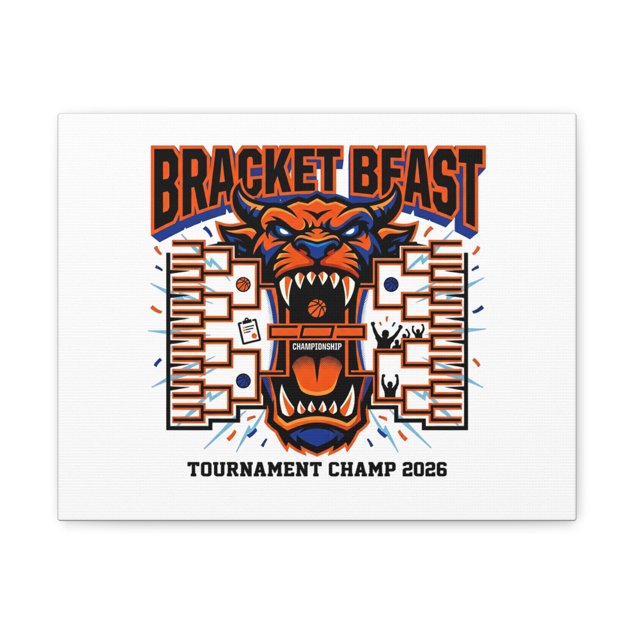 Bracket Beast Canvas | College Tournament Bracket, Gameday Hoops 2026