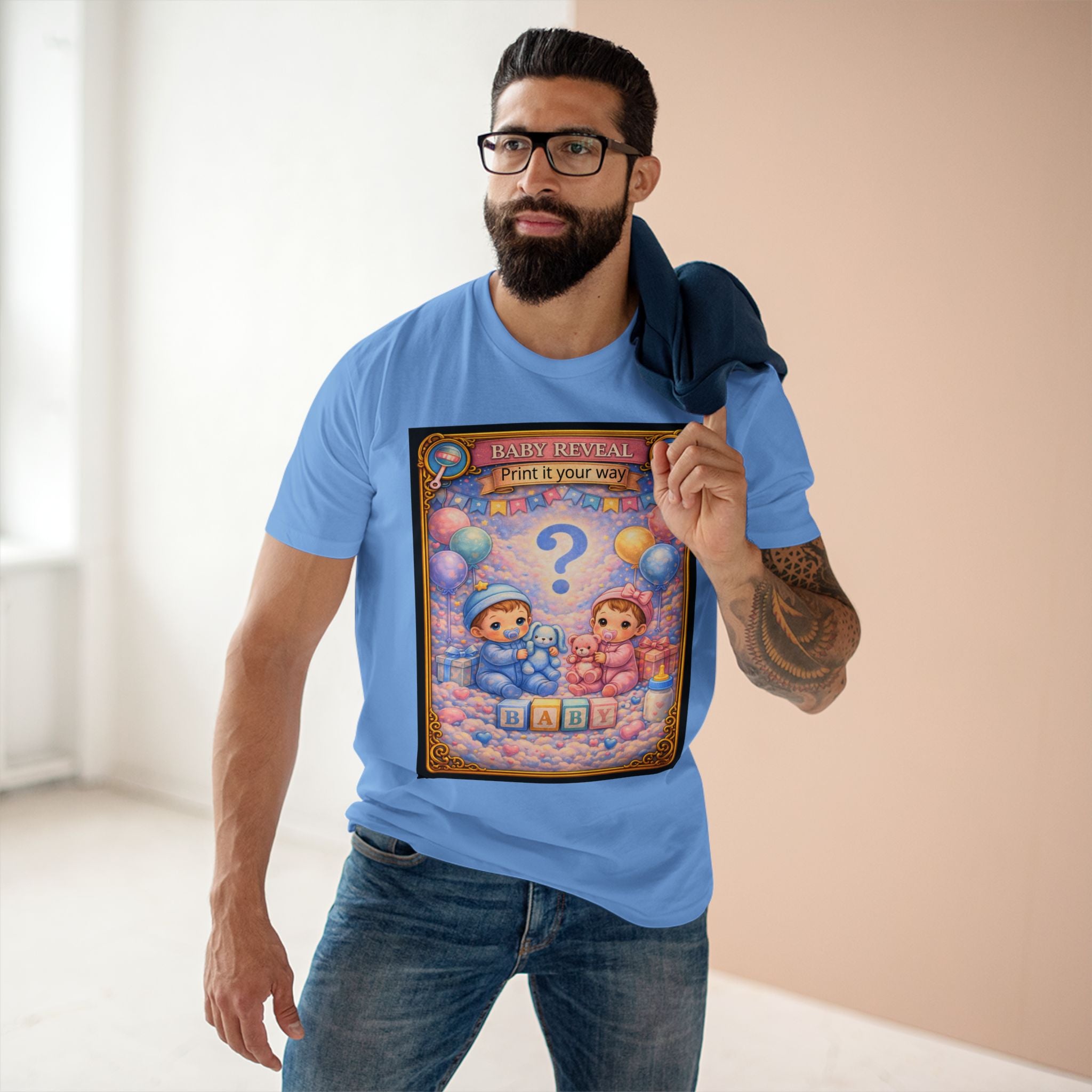 Gender Reveal T-Shirt — (Print It Your Way)