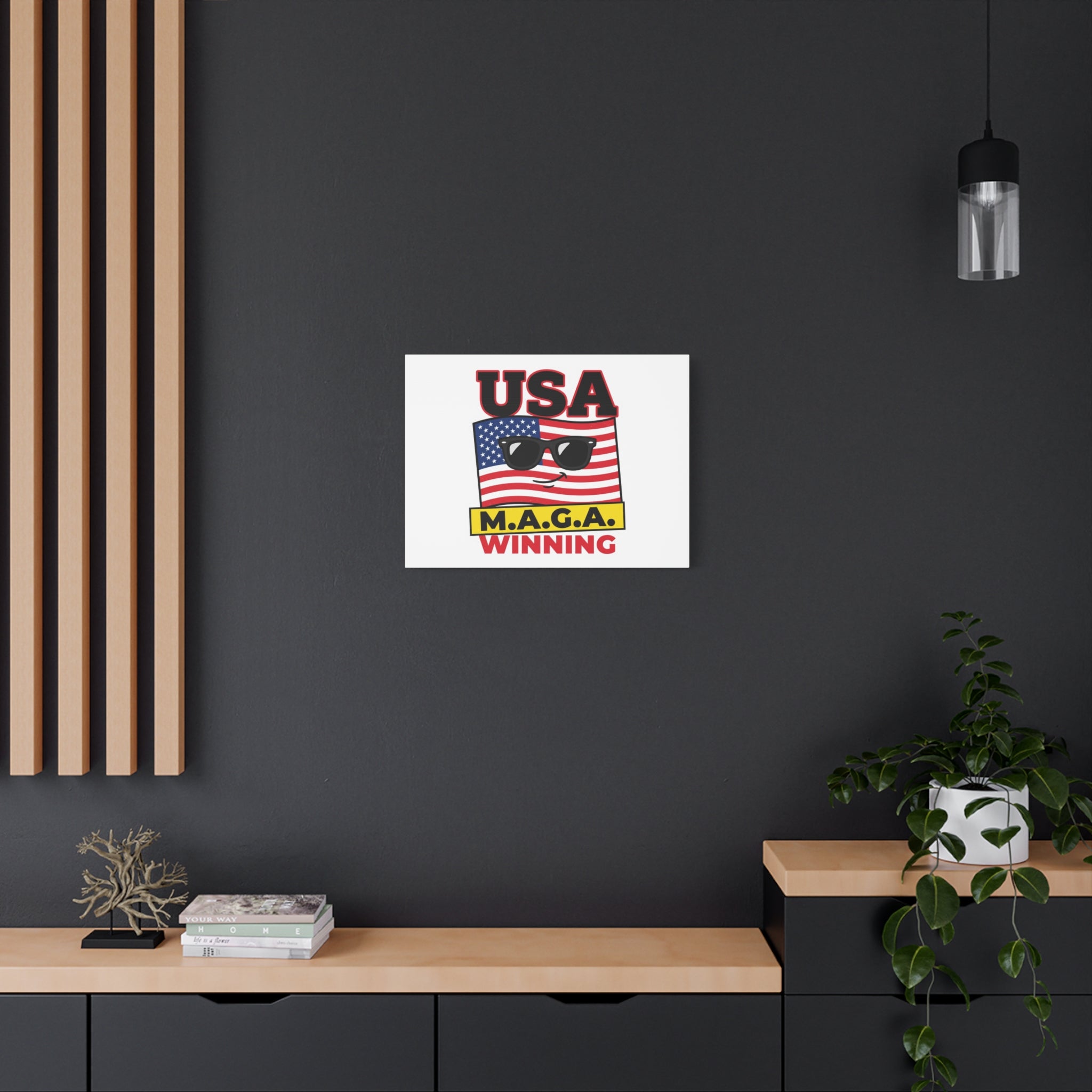 USA winning Canvas