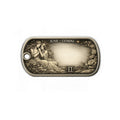 Gemini Zodiac Vintage Dog Tag Sticker — June Birthday Vinyl Kiss-Cut