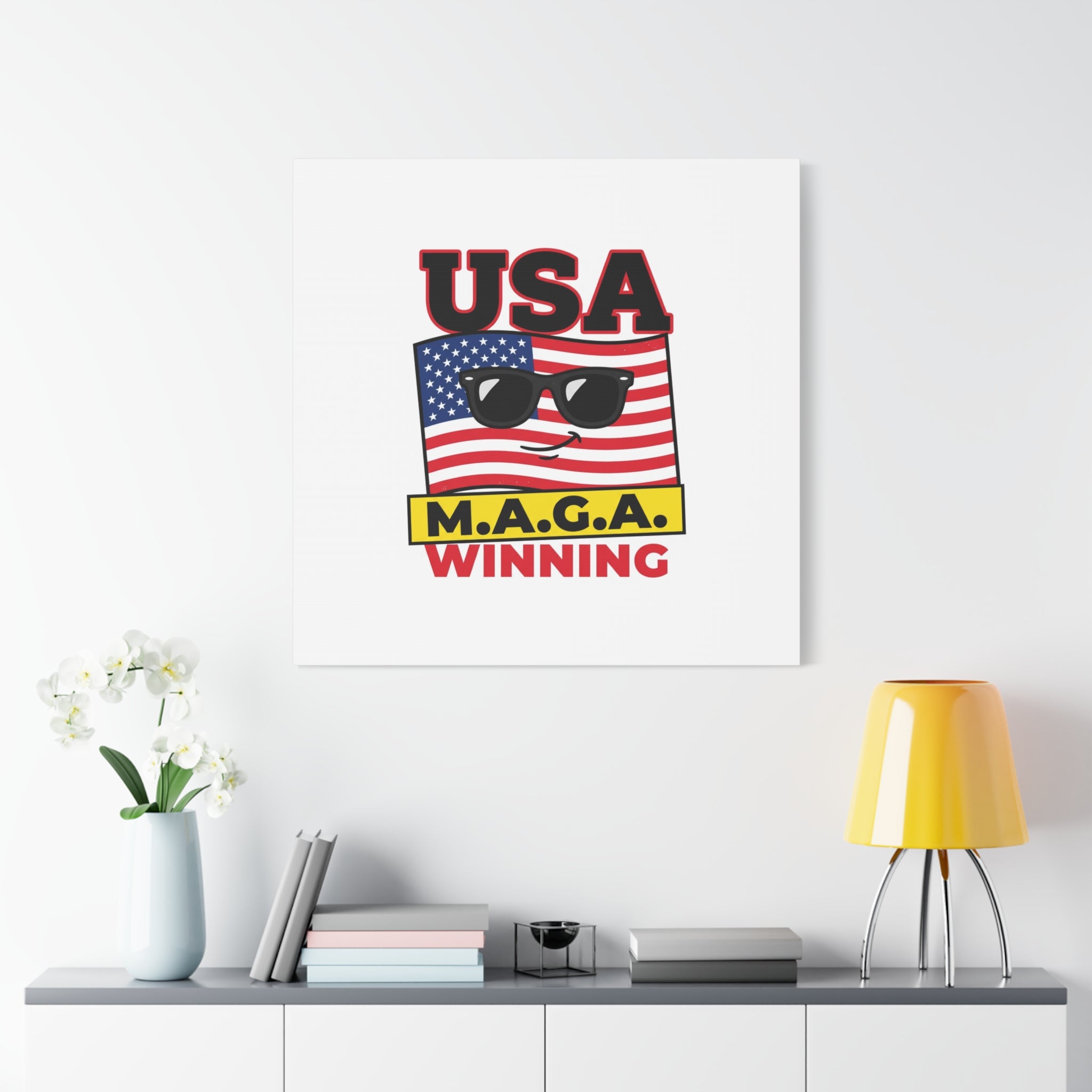USA winning Canvas