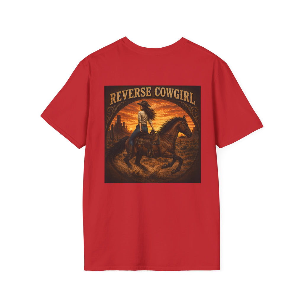 Reverse Cowgirl T‑Shirt — Orgy Coin 3