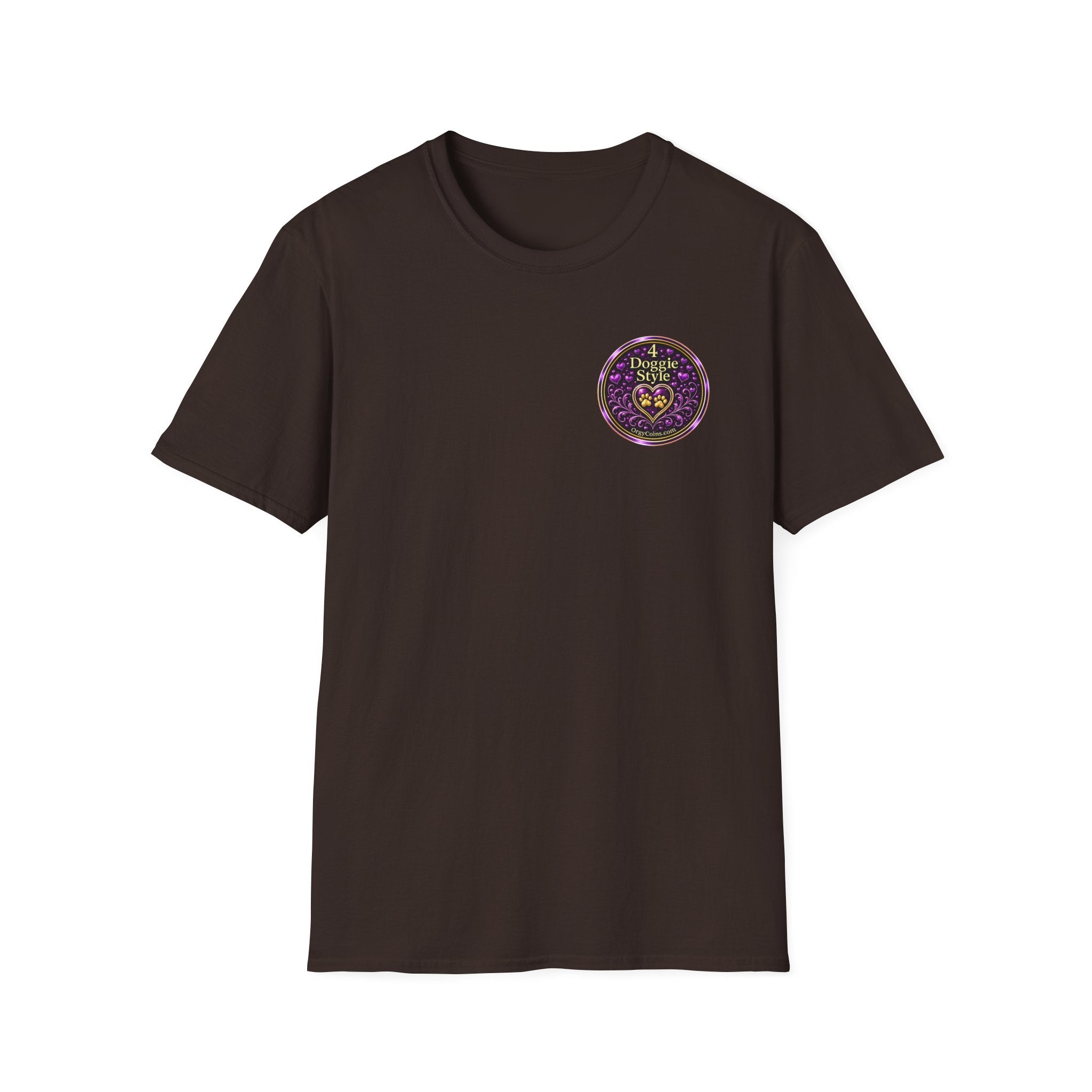 Doggie Style Heart Logo T-Shirt — Orgy Coin 4