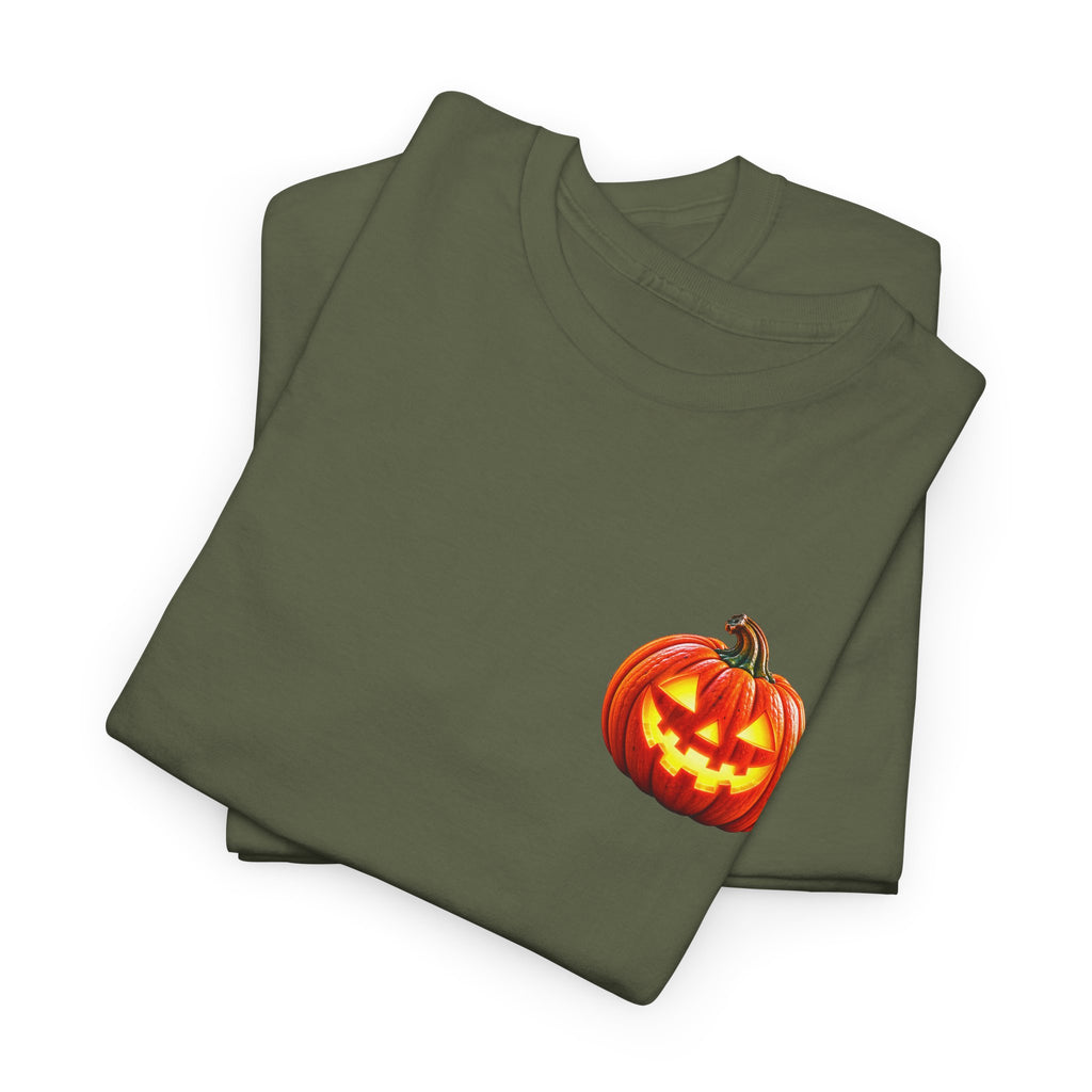 Halloween Raccoon Tee — Cute Jack-o'-Lantern "Happy Halloween" Shirt