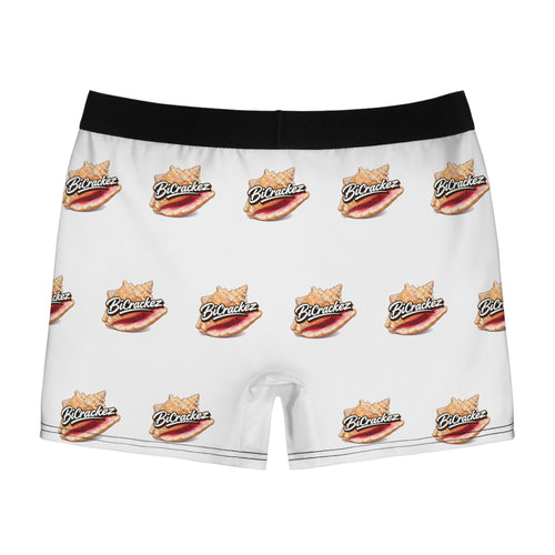 Big Conch Men’s Boxer Briefs — Novelty Beachwear with 'Wow, that’s a... Big Conch!' Design