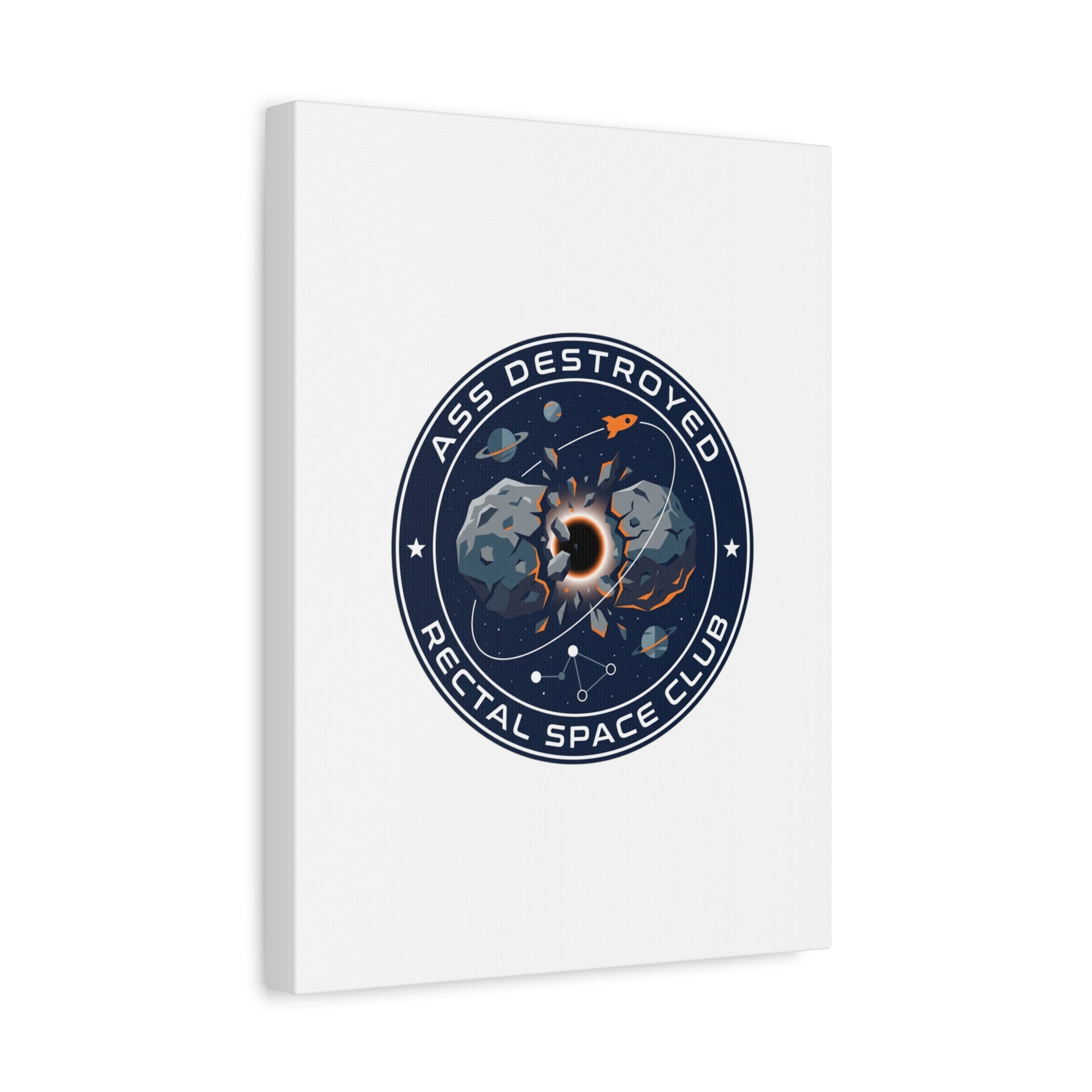 Cosmic Mission Patch Canvas | Space, Rocket, Astronaut, Deep Space