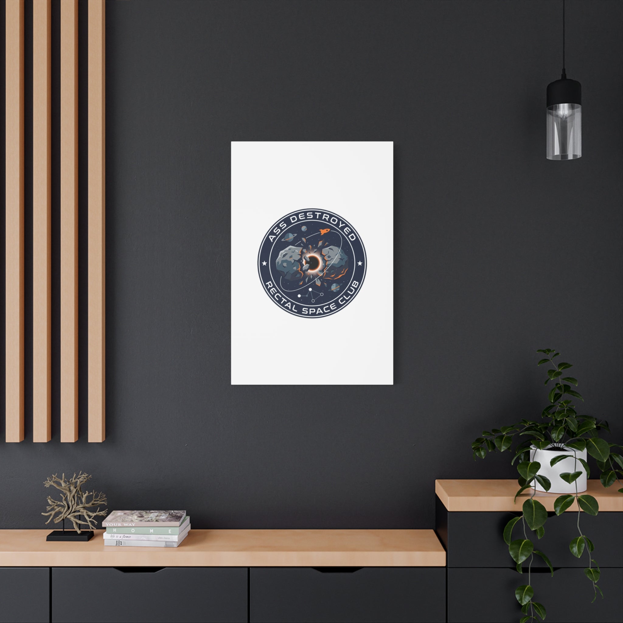 Cosmic Mission Patch Canvas | Space, Rocket, Astronaut, Deep Space