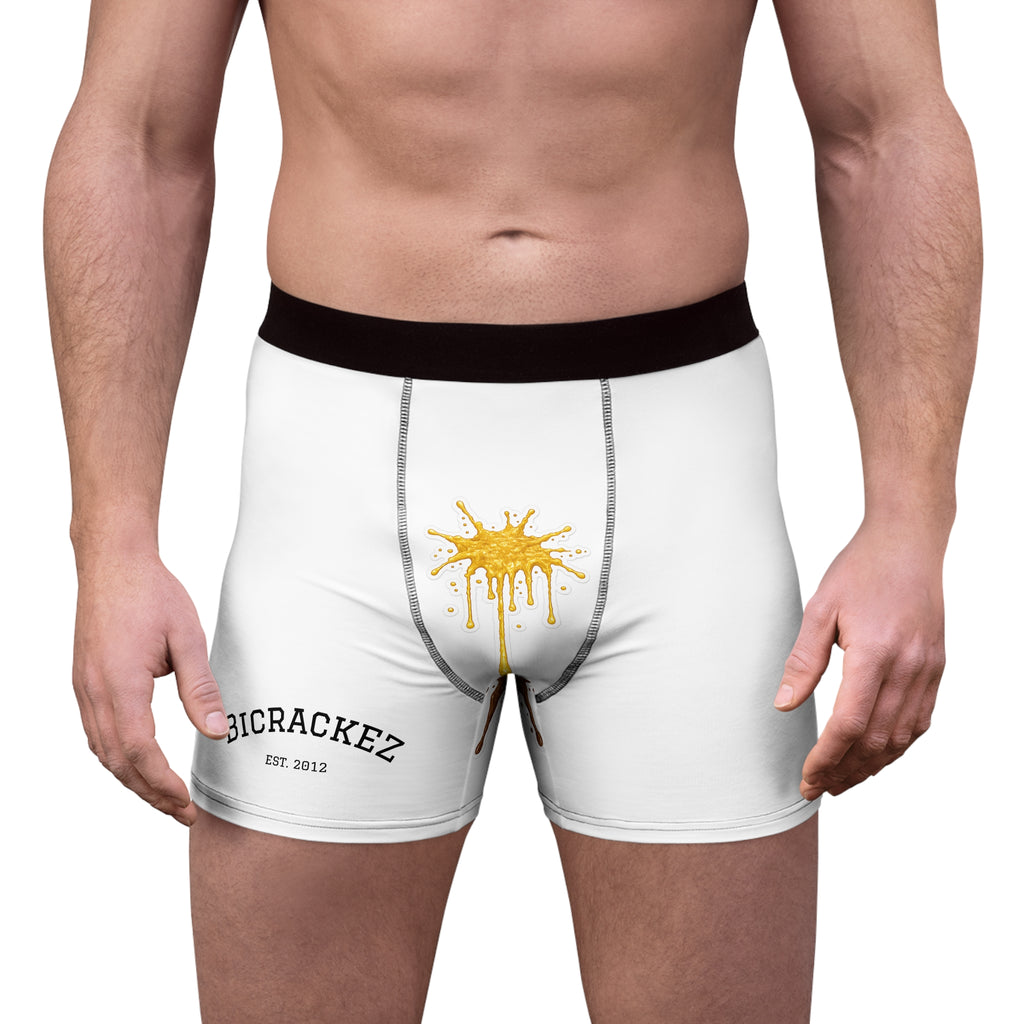 Code Brown Stain Averted Men's Boxer Briefs – Funny Drip Print AOP