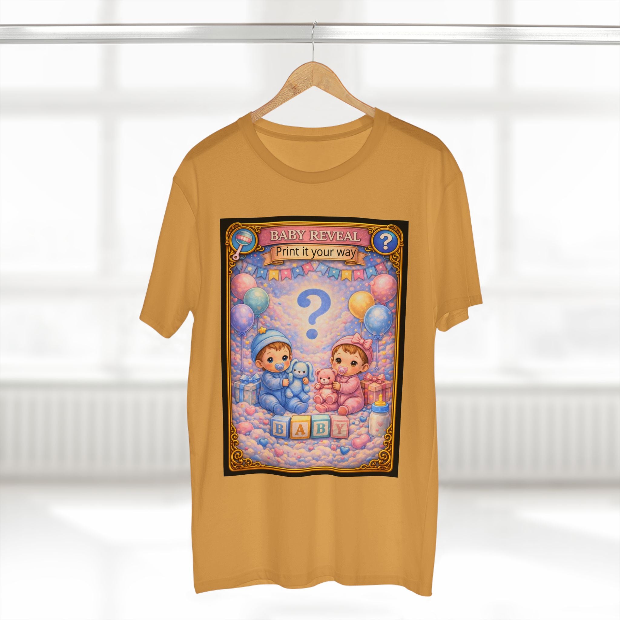 Gender Reveal T-Shirt — (Print It Your Way)