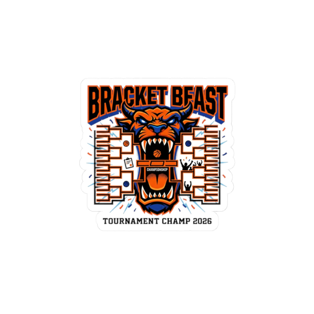 Bracket Beast Sticker | college tournament, bracket gameday hoops