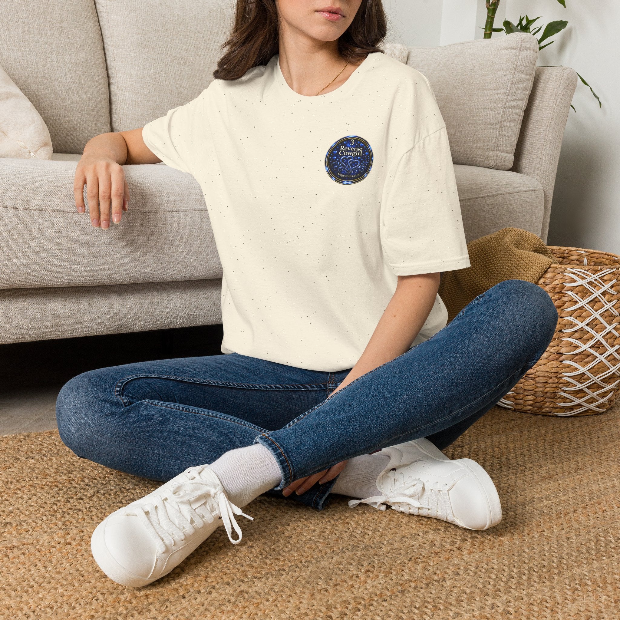 Reverse Cowgirl T‑Shirt — Orgy Coin 3