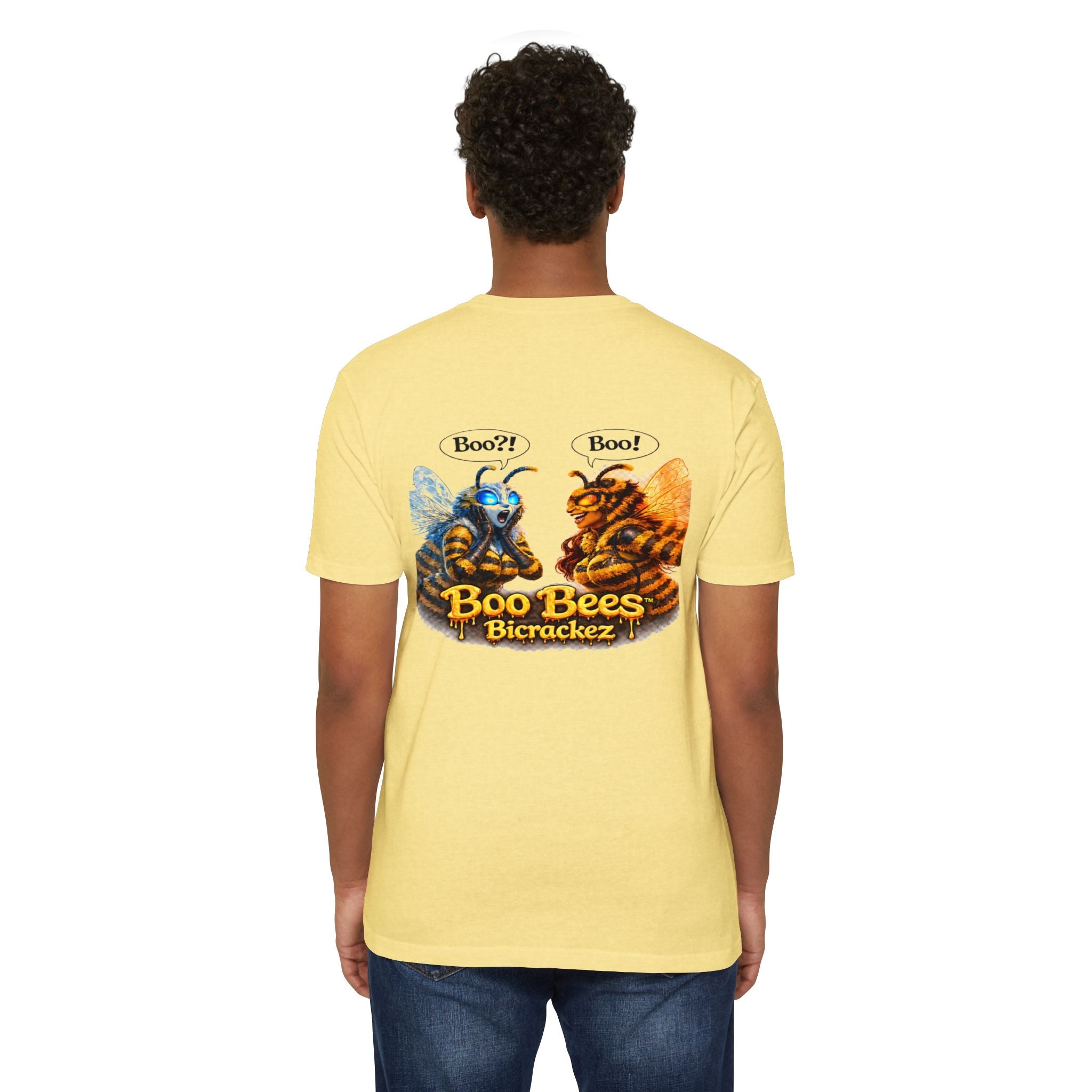 Boo Bees Graphic T-Shirt — 'Boo? Boo!' Bee Halloween Tee