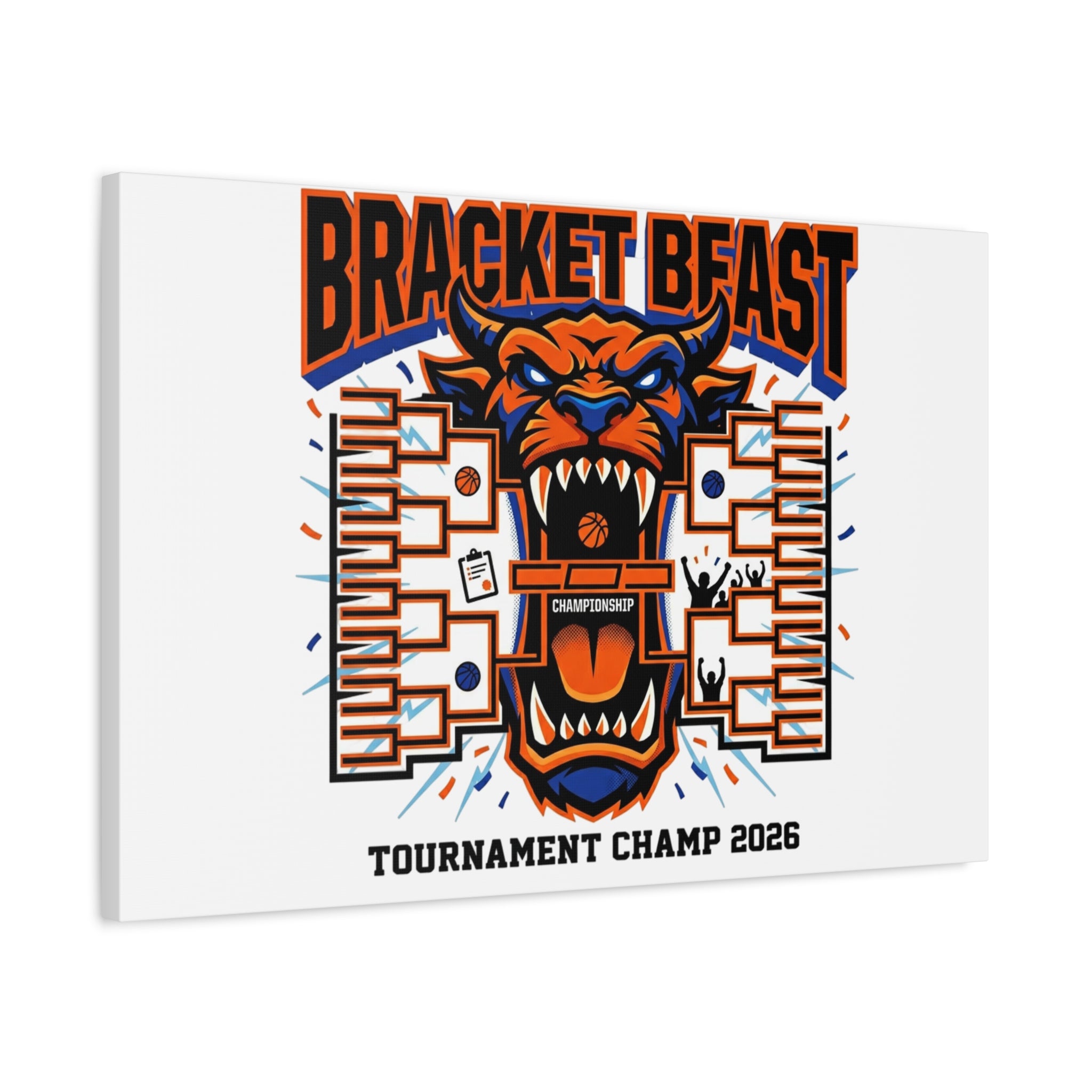 Bracket Beast Canvas | College Tournament Bracket, Gameday Hoops 2026
