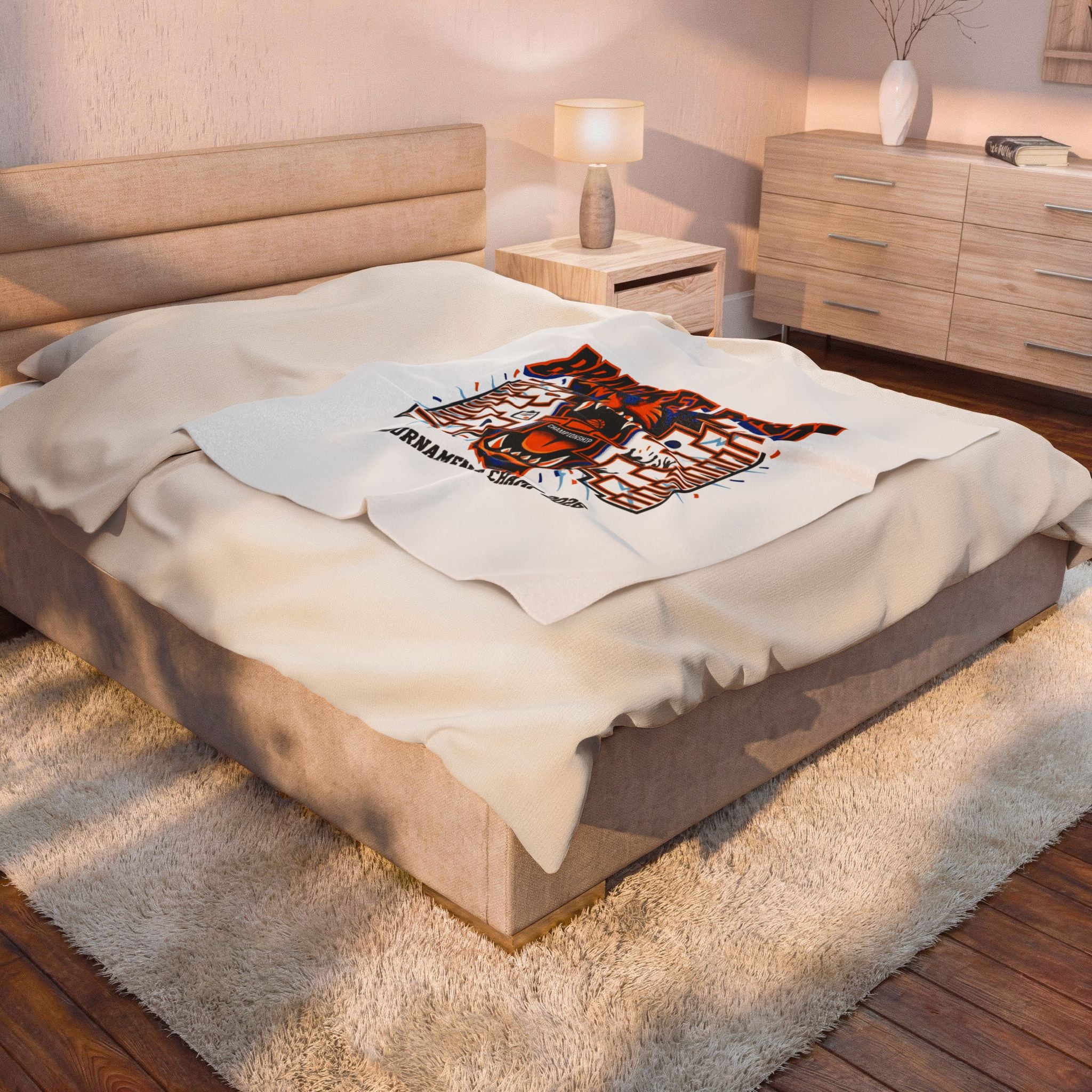 Bracket Beast Plush Blanket | college tournament, bracket, gameday