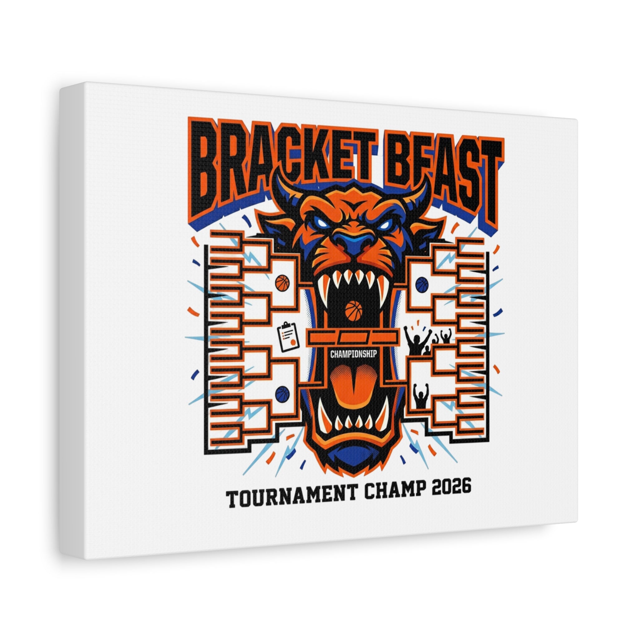 Bracket Beast Canvas | College Tournament Bracket, Gameday Hoops 2026