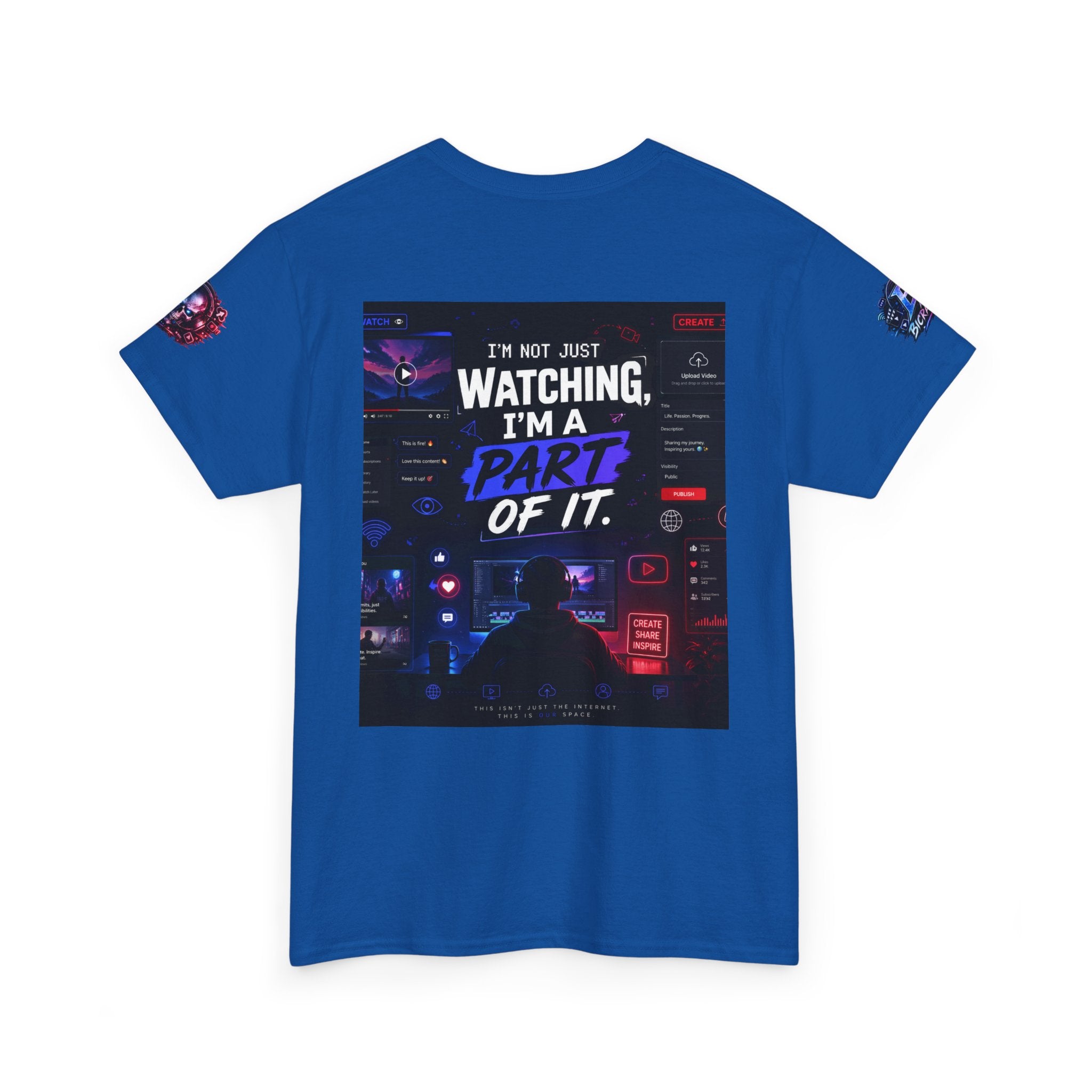 I'm A Part Of It T Shirt — Cyber Night Retro Graphic T-Shirt
